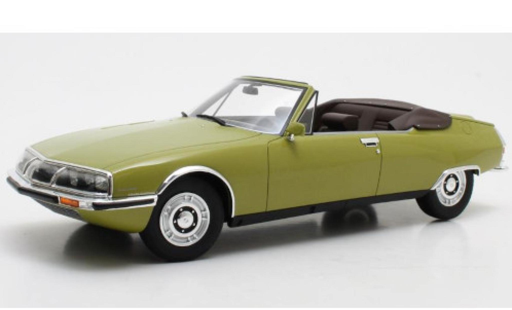 Citroen SM 1/18 Cult Scale Models Mylord Chapron metallic green 1971 diecast model cars
