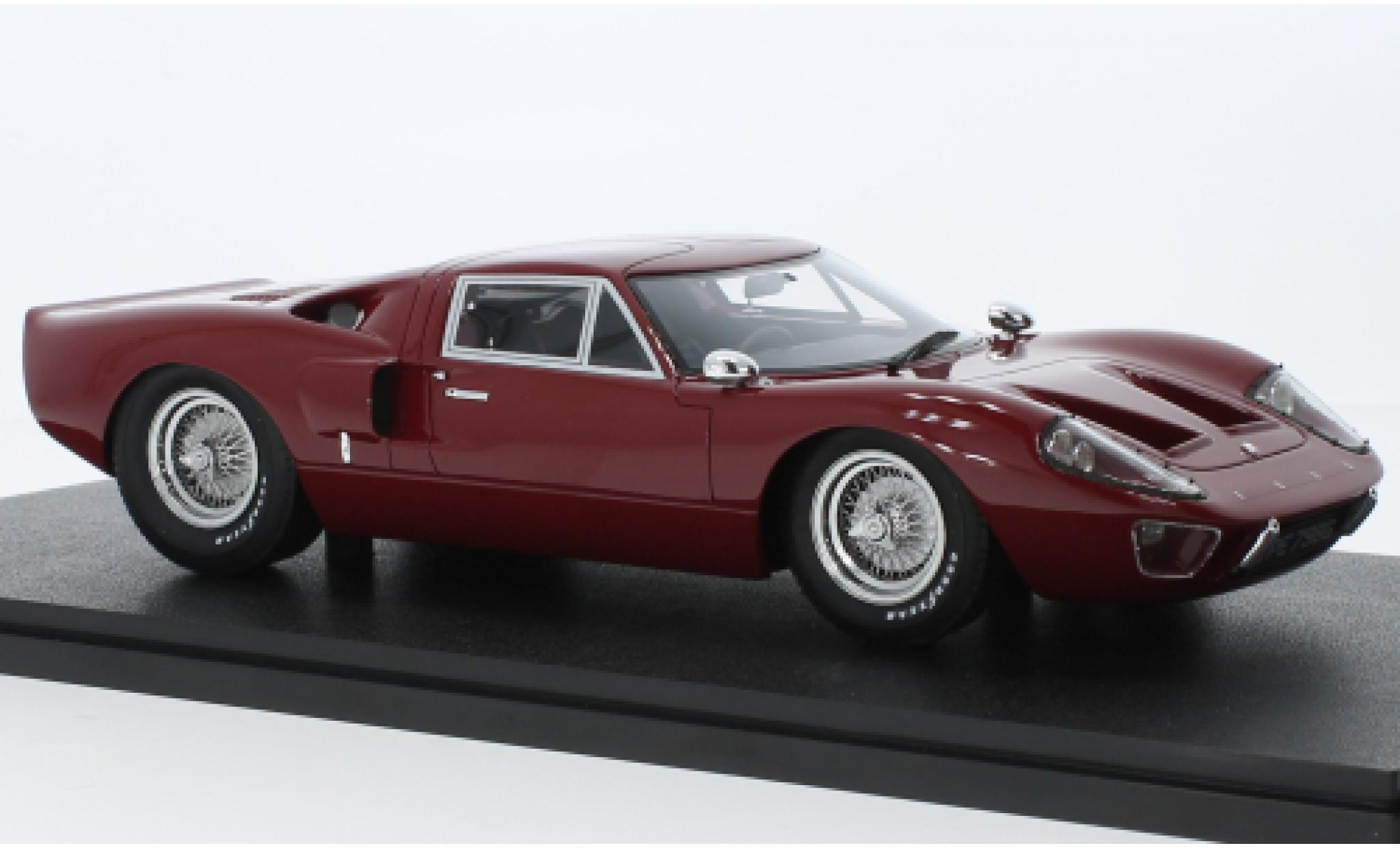 Ford GT40 1/18 Cult Scale Models MK III red fonc&eacute; RHD 1966 diecast model cars