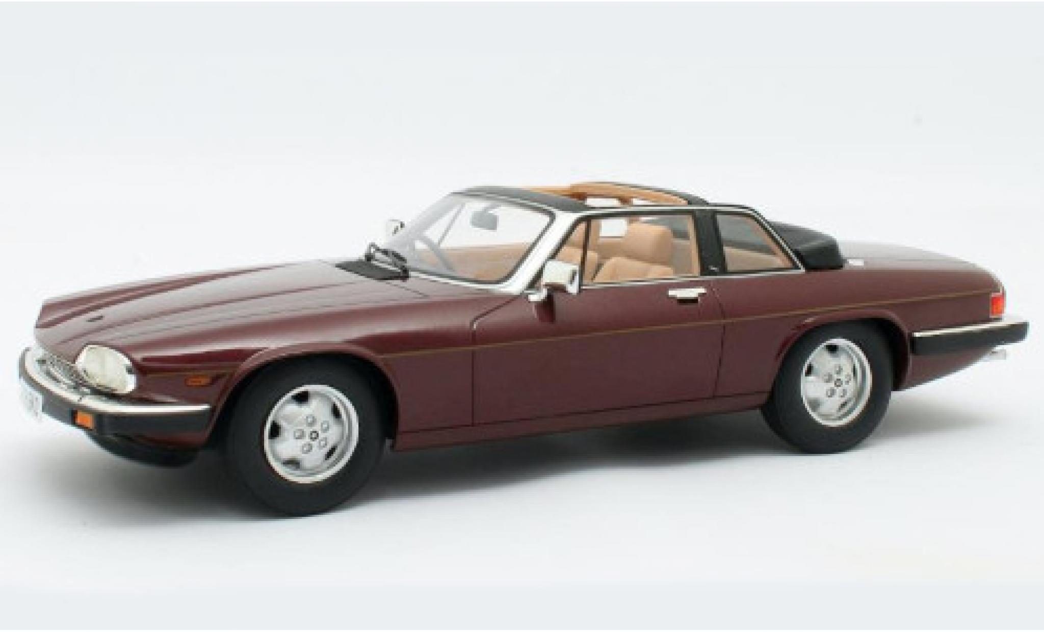 Jaguar XJ 1/18 Cult Scale Models -SC metallise red RHD 1983 diecast model cars