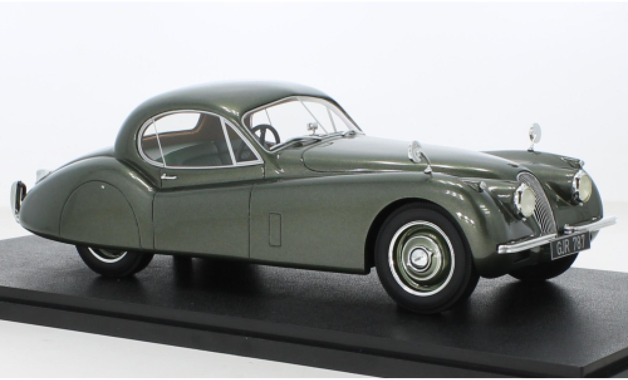 Jaguar XK 1/18 Cult Scale Models 120 FHC metallise green RHD 1951 diecast model cars