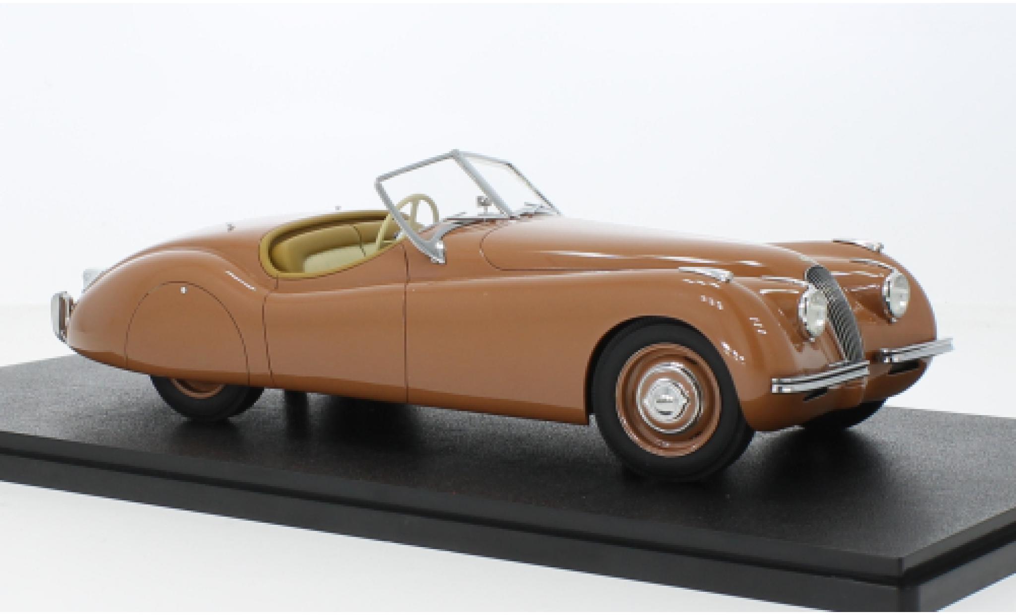 Jaguar XK 1/18 Cult Scale Models 120 OTS metallise brun clair RHD 1948 diecast model cars