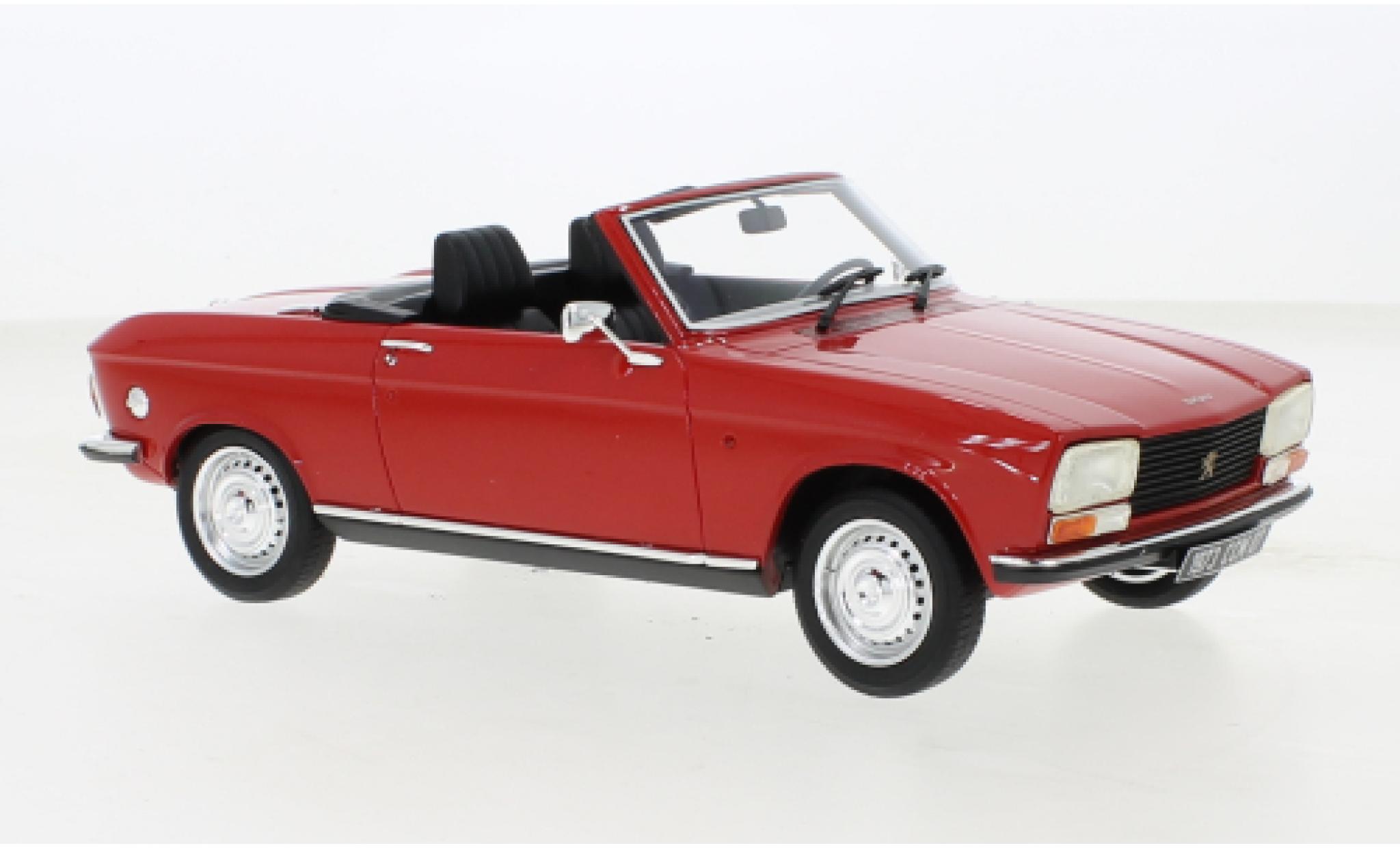 Peugeot 304 1/18 Cult Scale Models Convertible red 1973 diecast model cars