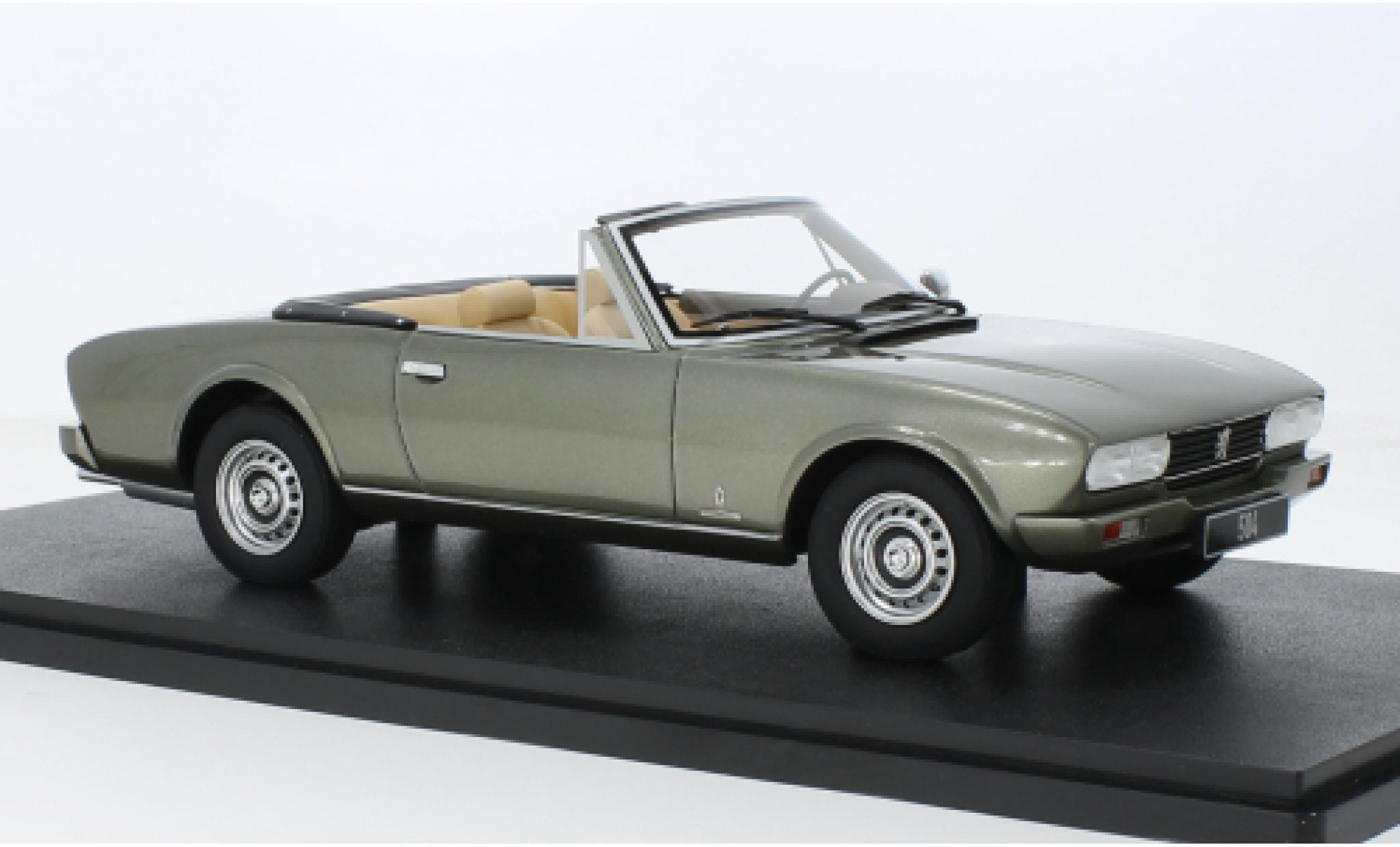 Peugeot 504 1/18 Cult Scale Models cabriolet metallise green 1983 diecast model cars