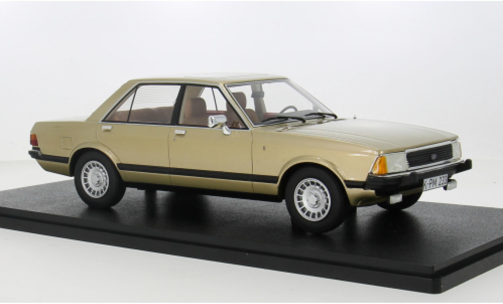 Ford Granada 1/18 Cult Scale Models 2.8 Ghia Saloon gold 1978 1:18 diecast model cars