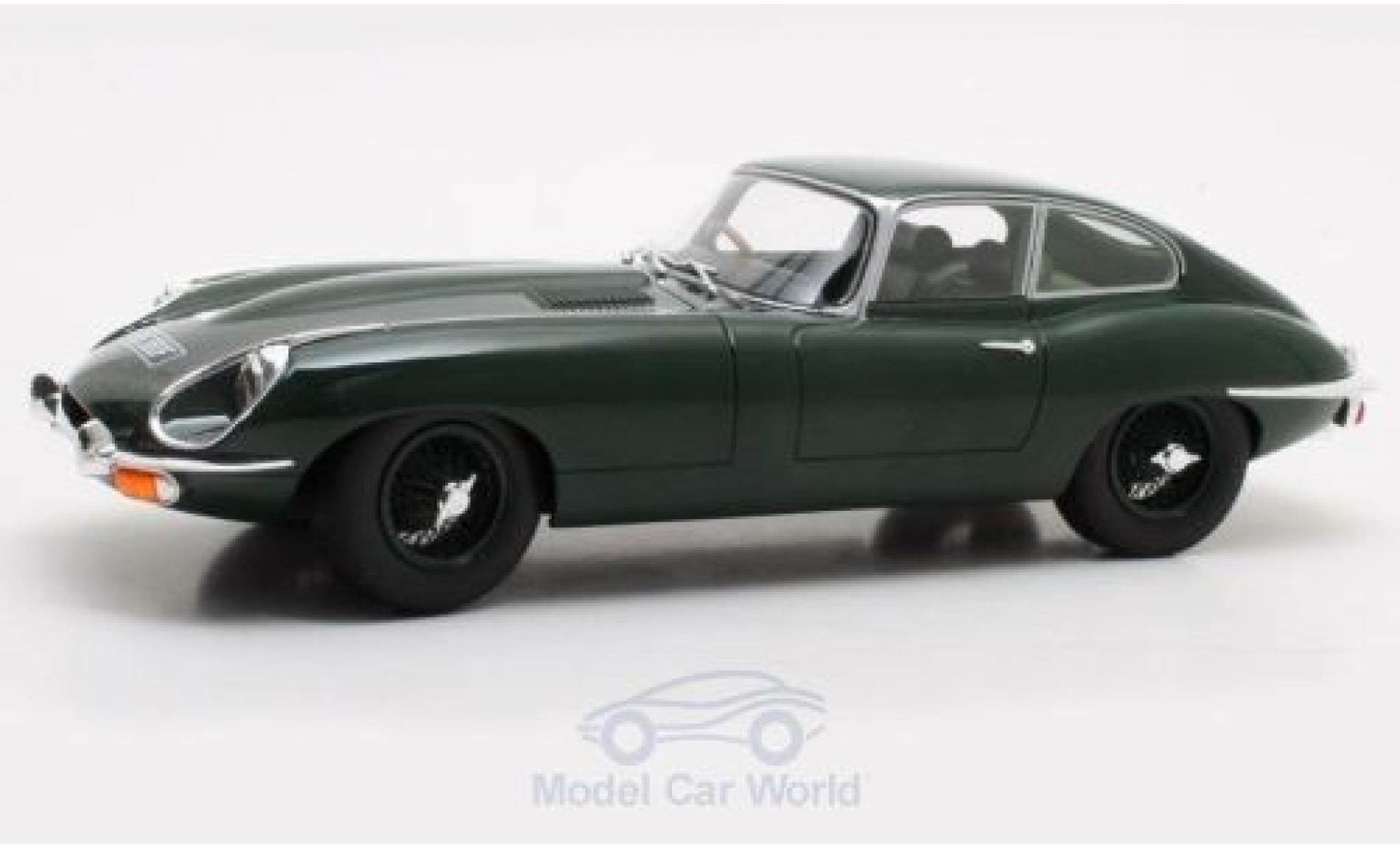 Jaguar E-Type 1/18 Cult Scale Models Coupe Series 2 green RHD 1968 diecast model cars