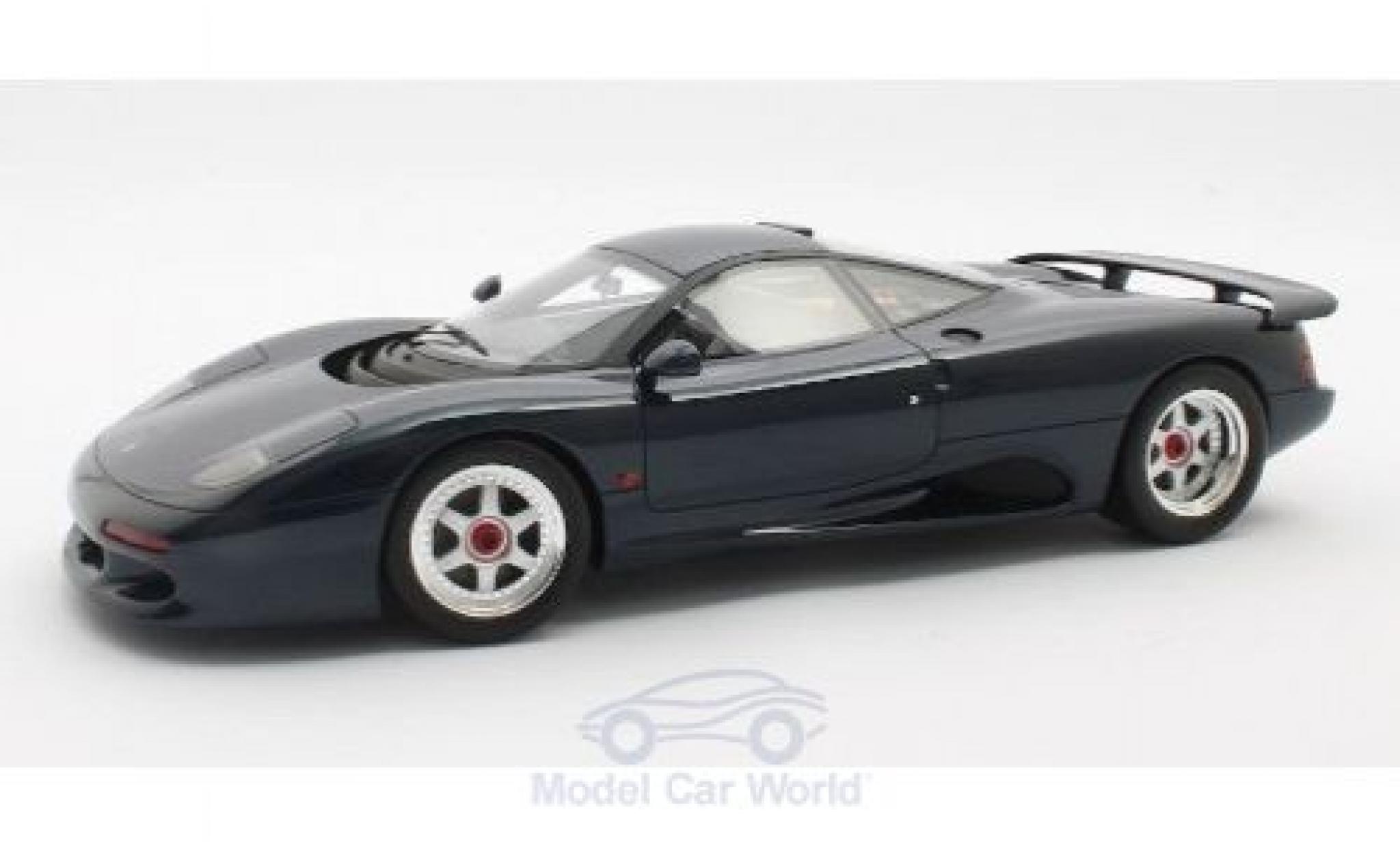 Jaguar XJ 1/18 Cult Scale Models -R metallic blue RHD 1990 diecast model cars