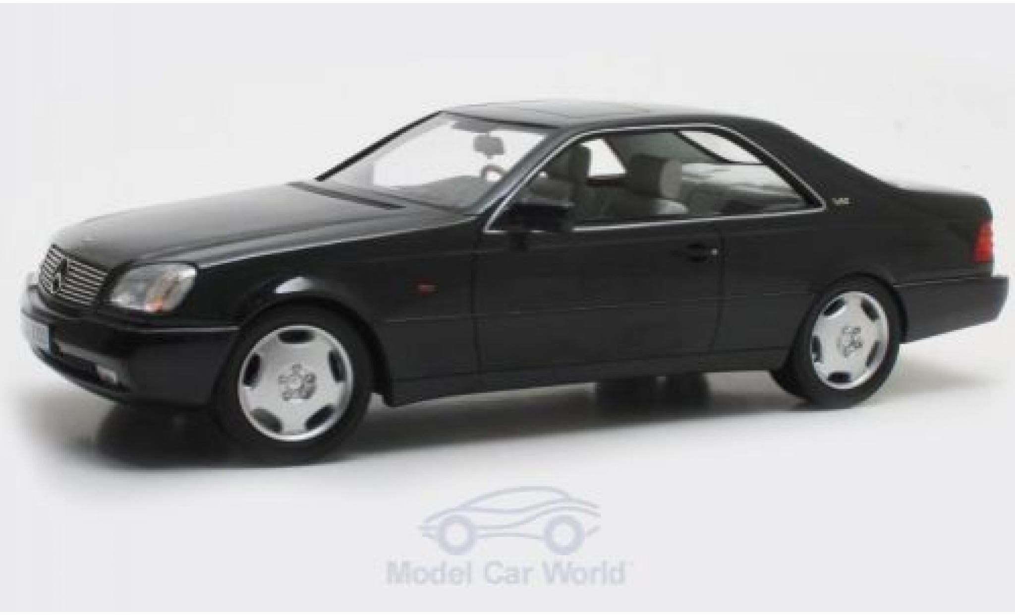 Mercedes 600 1/18 Cult Scale Models SEC (C140) metallic black 1992 diecast model cars