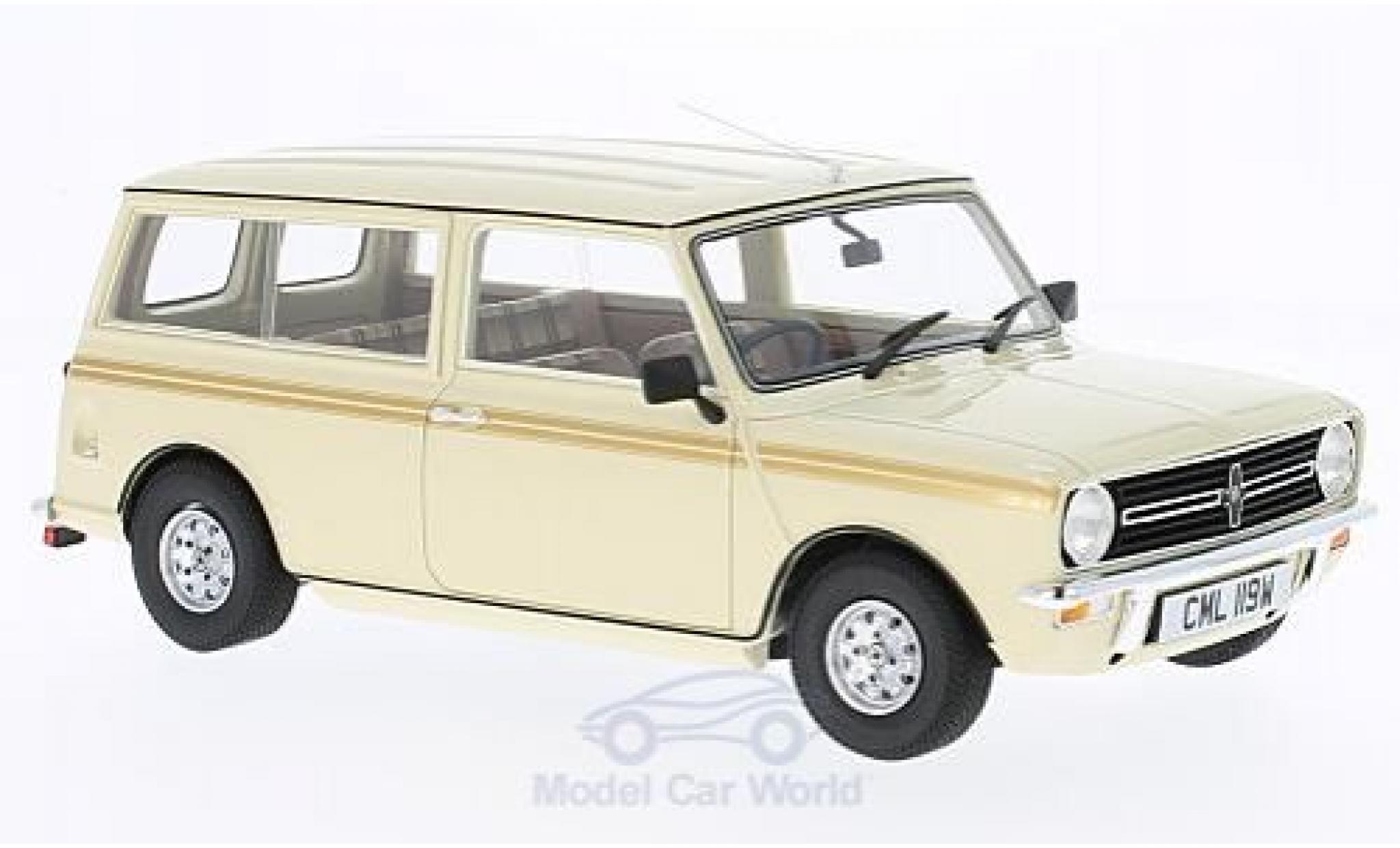 Mini Clubman 1/18 Cult Scale Models Estate beige/beige RHD 1974 ohne Vitrine diecast model cars