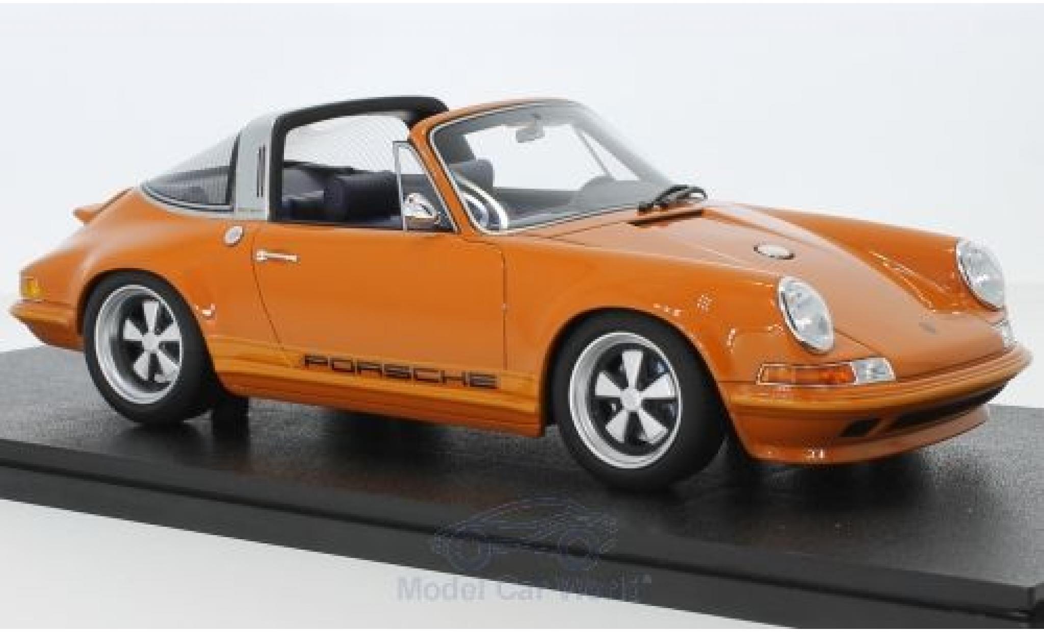 Porsche 911 1/18 Cult Scale Models Targa metallic orange Singer diecast model cars