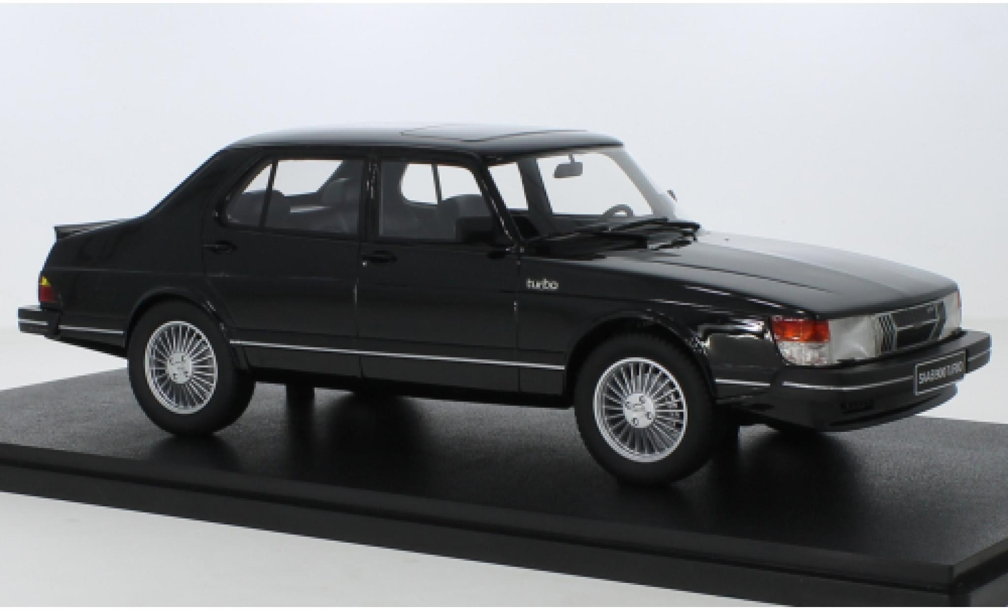 Saab 900 1/18 Cult Scale Models Turbo black 1983 diecast model cars