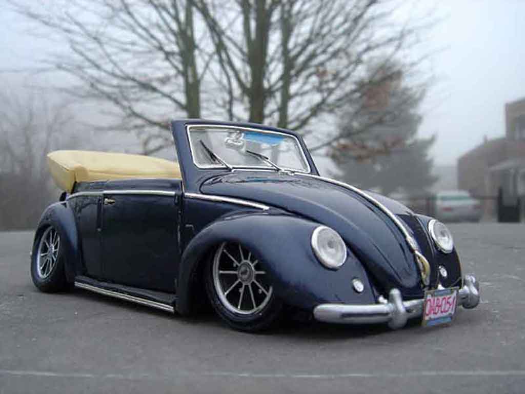 Volkswagen Kafer 1/18 Solido Coccinelle Cabriolet 51 resto-cal diecast model cars