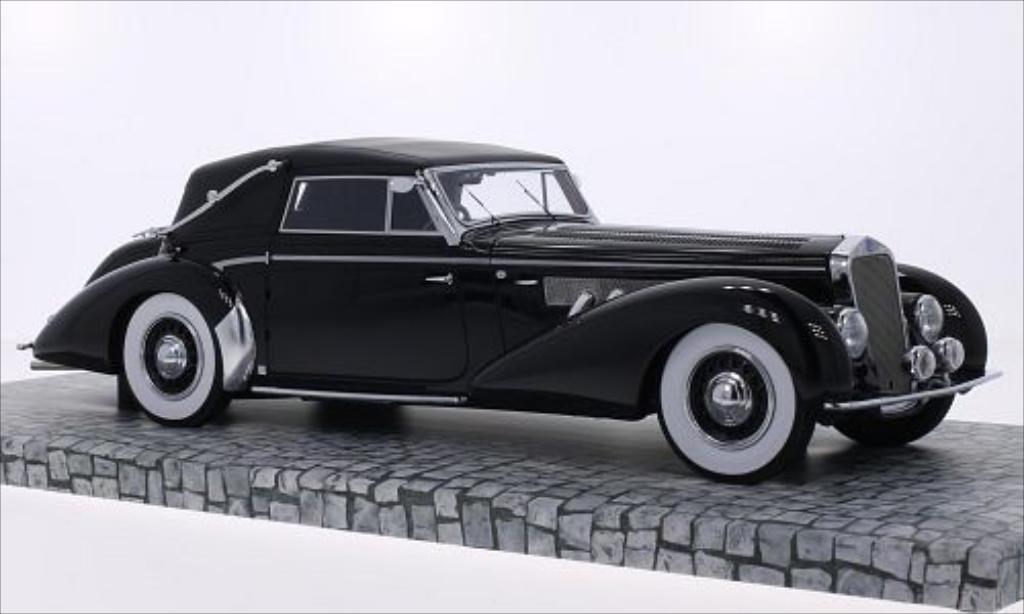 Delage D8-120 1/18 Minichamps Convertible black 1939 diecast model cars