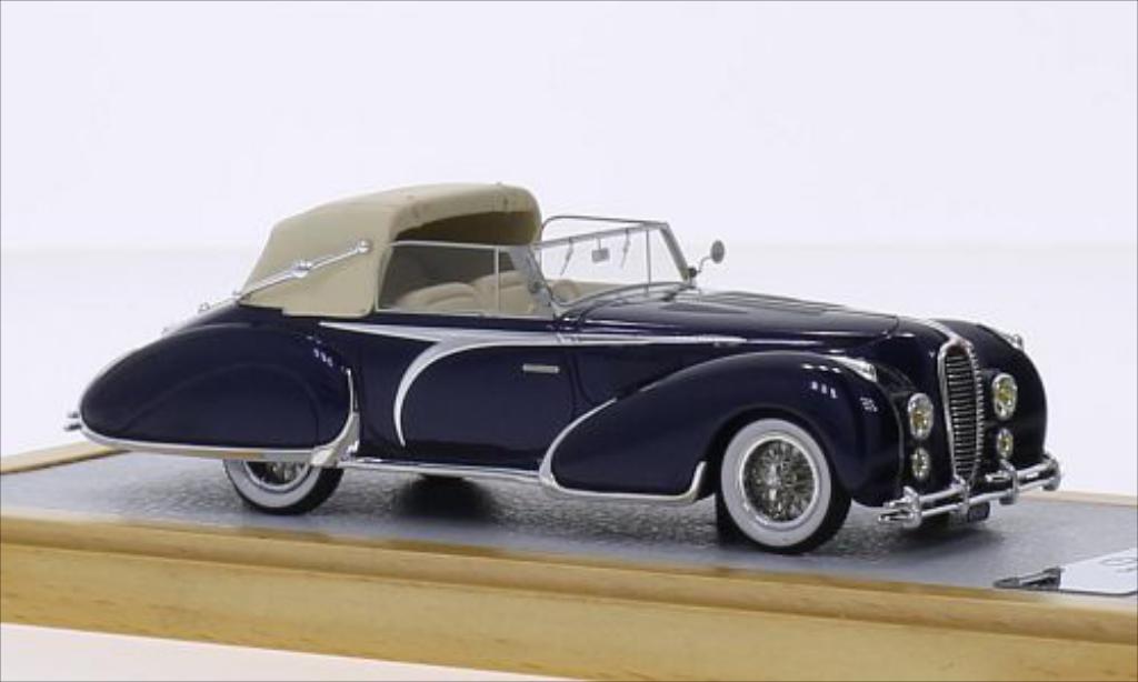 Delahaye 135 1/43 Chromes Convertible Figoni Falaschi blue RHD 1948 diecast model cars