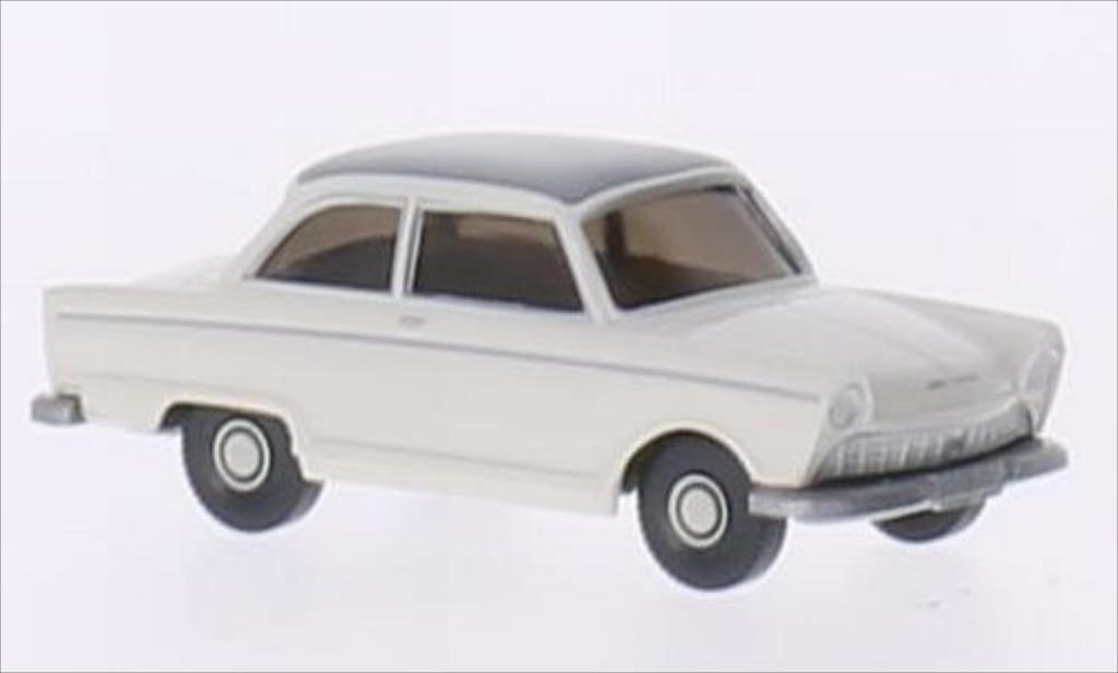 DKW Junior 1/87 Wiking de Luxe white/matt-grey diecast model cars