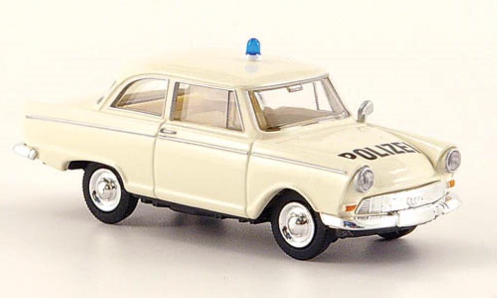 DKW Junior 1/87 Brekina Police white diecast model cars