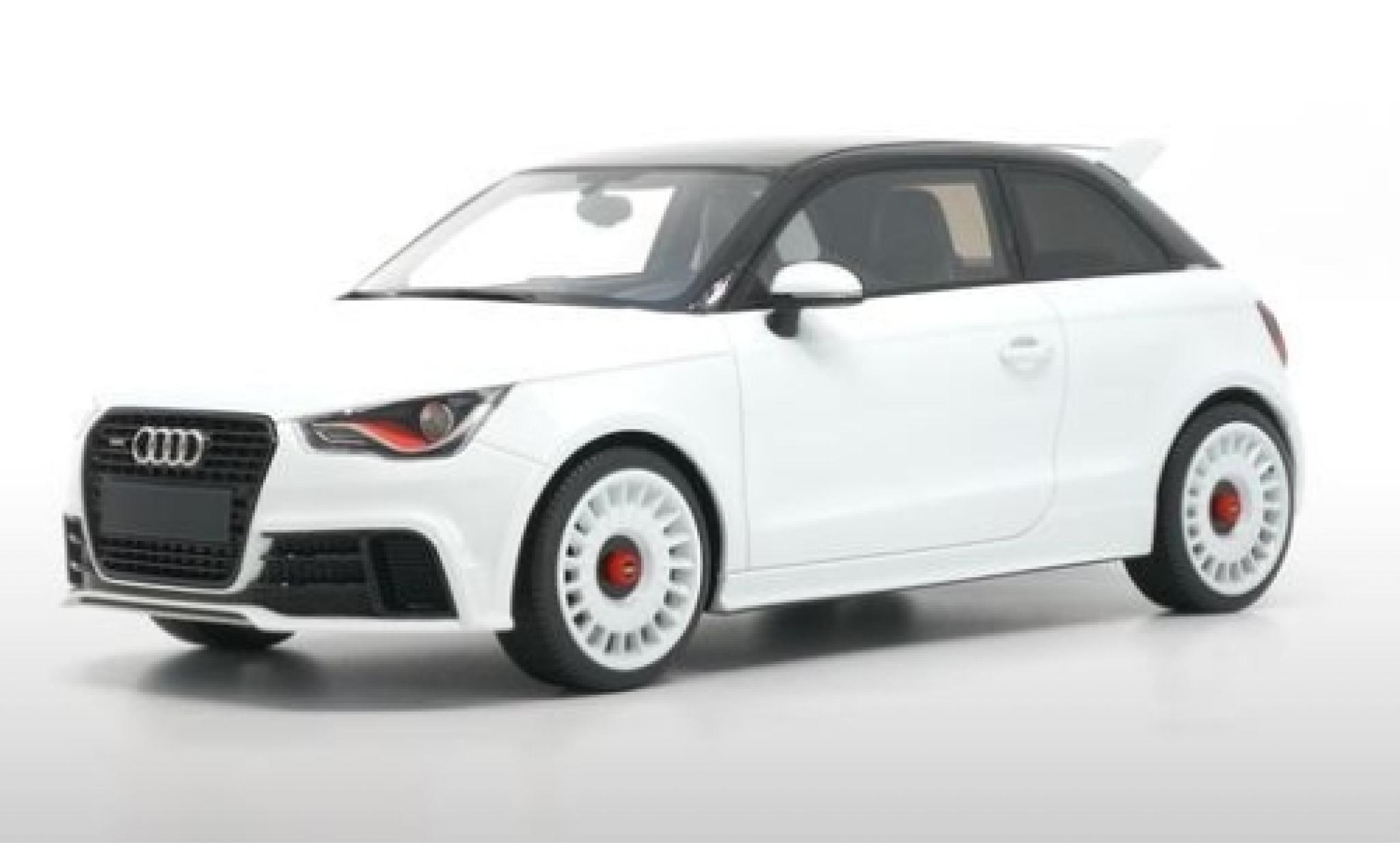 Audi A1 1/18 DNA Collectibles quattro metallic white/black 2012 diecast model cars