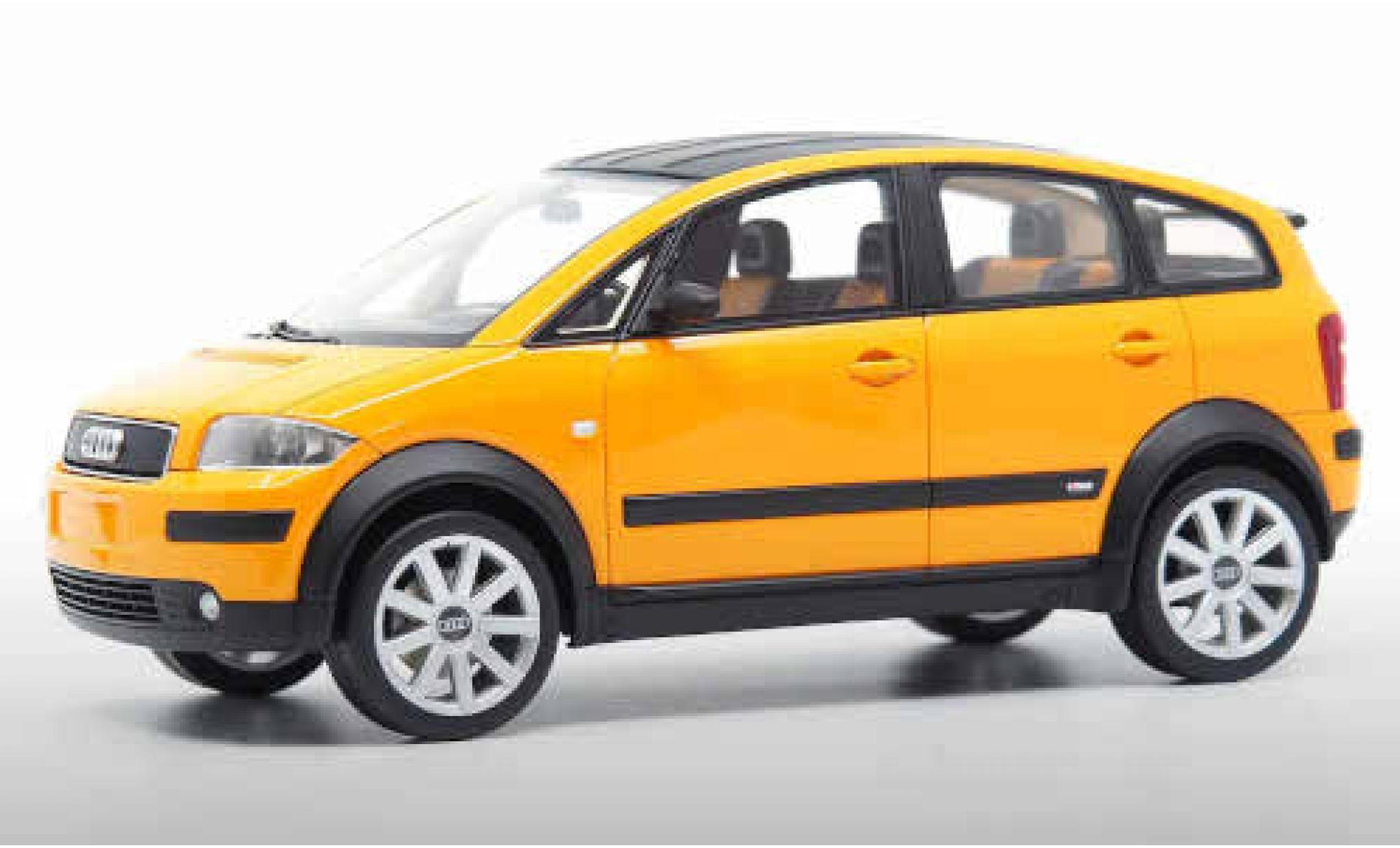 Audi A2 1/18 DNA Collectibles orange diecast model cars