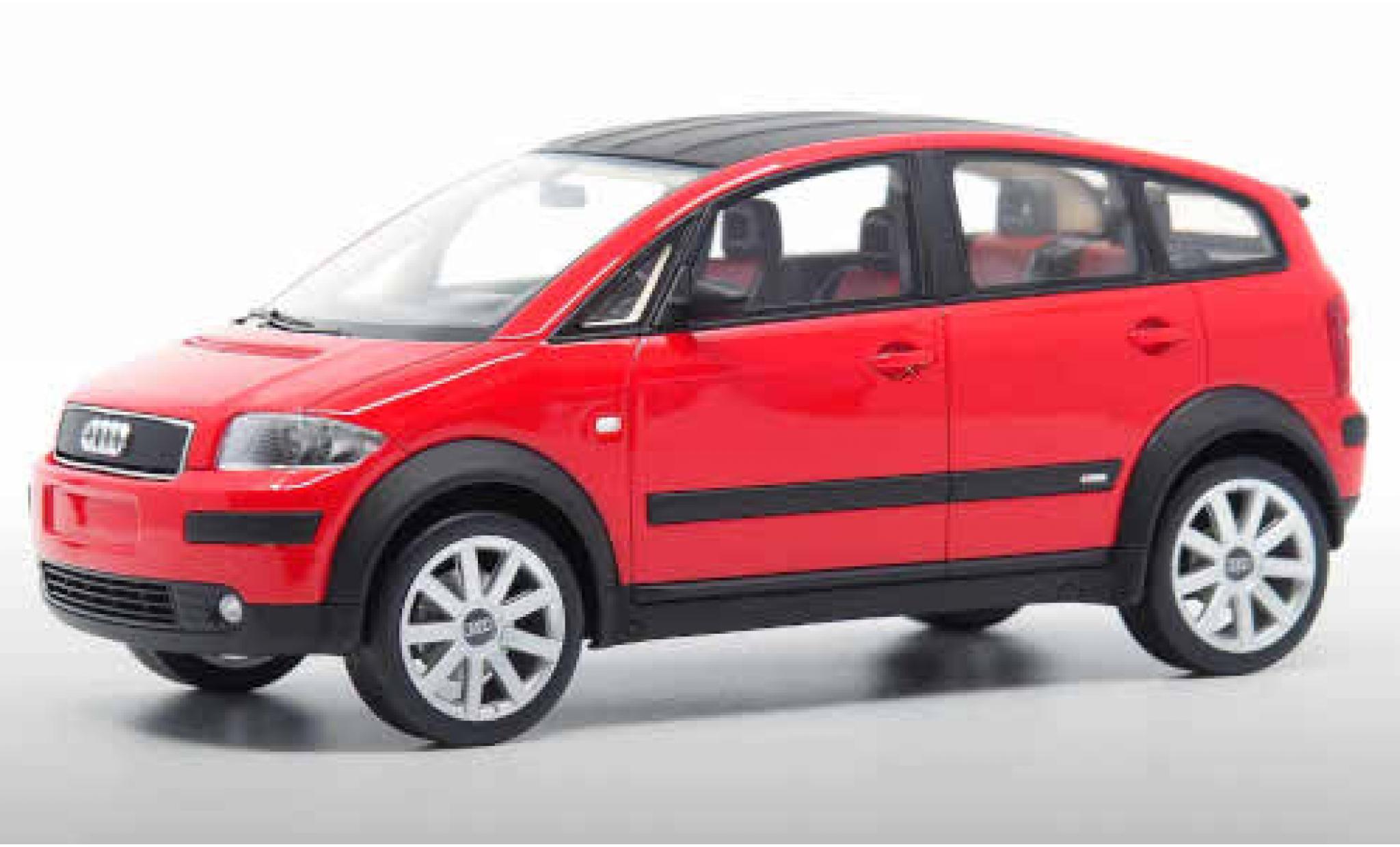 Audi A2 1/18 DNA Collectibles red diecast model cars