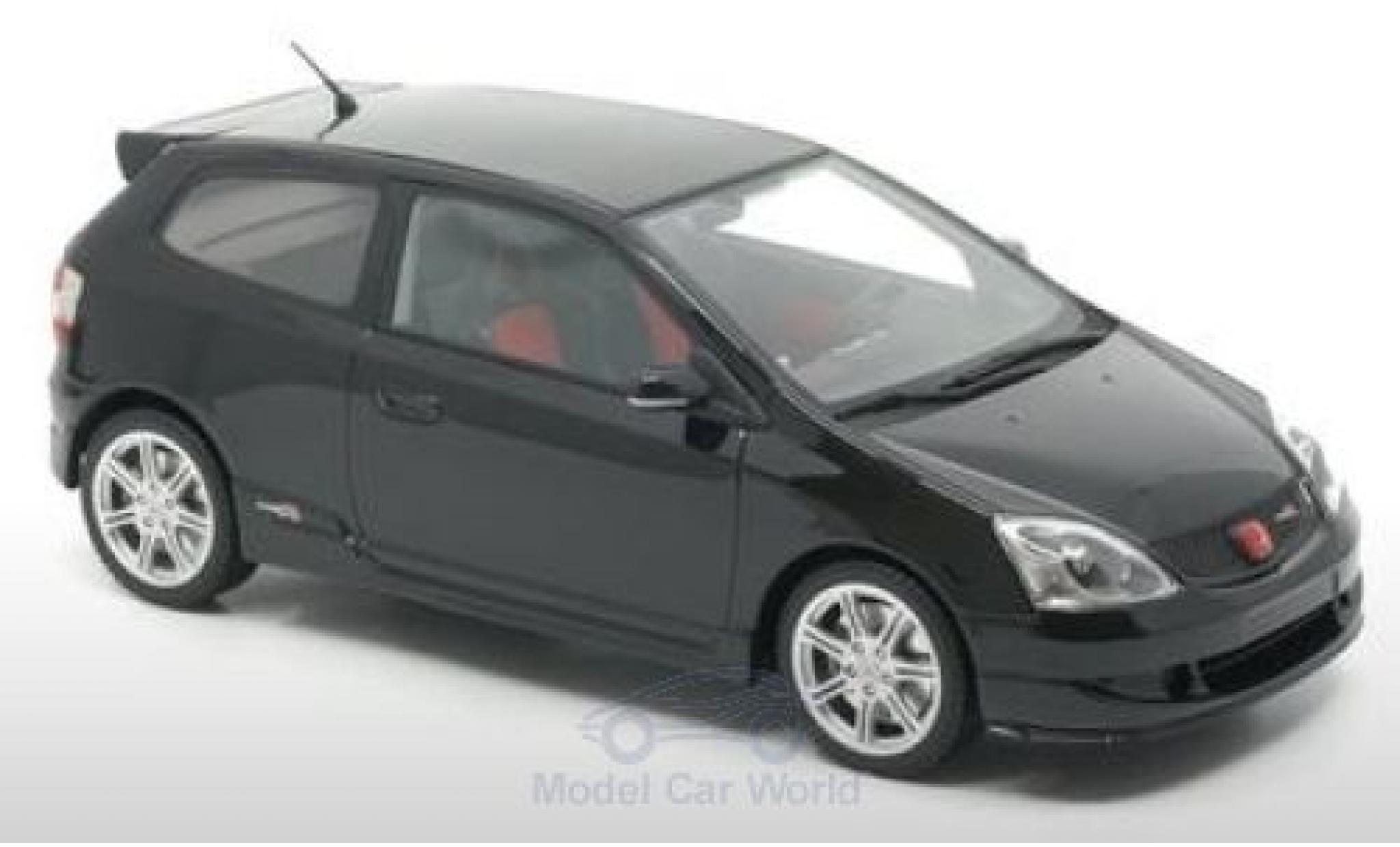 Honda Civic 1/18 DNA Collectibles Type-R (EP3) black 2004 diecast model cars