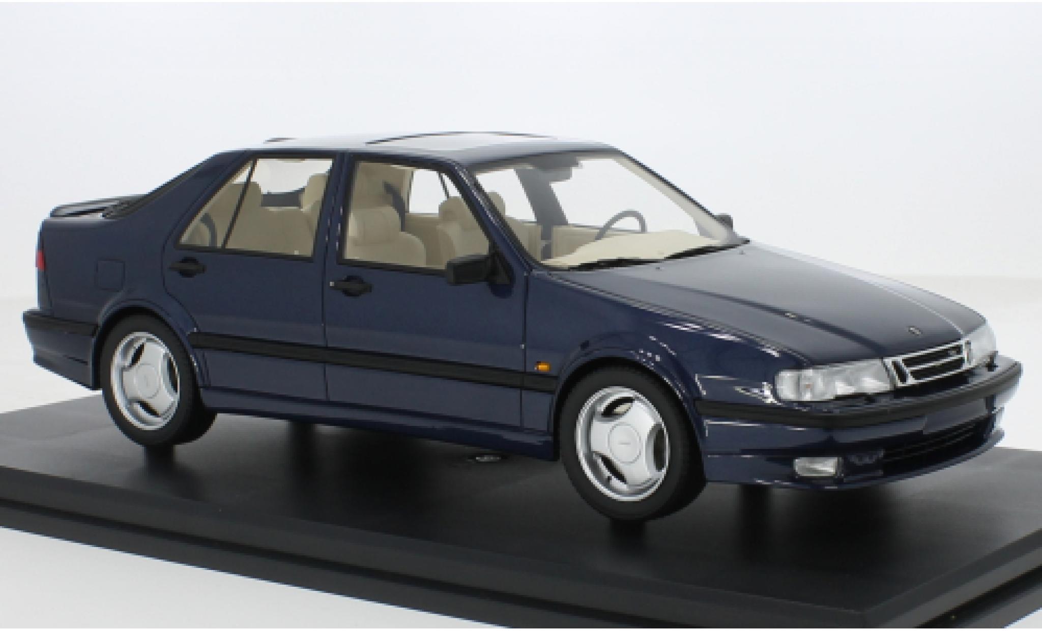 Saab 9000 1/18 DNA Collectibles Aero metallise blue 1995 1:18 diecast model cars