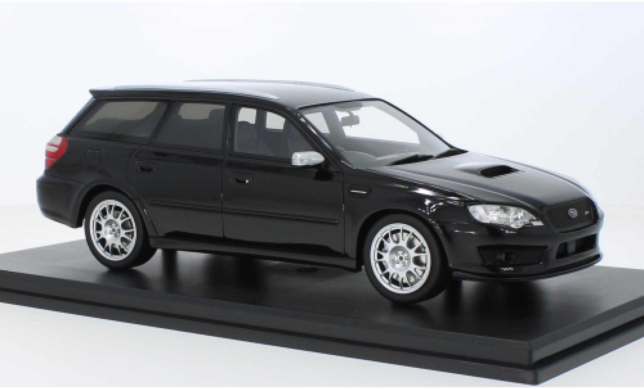 Subaru Legacy 1/18 DNA Collectibles Touring Wagon STI black 2007 1:18 diecast model cars