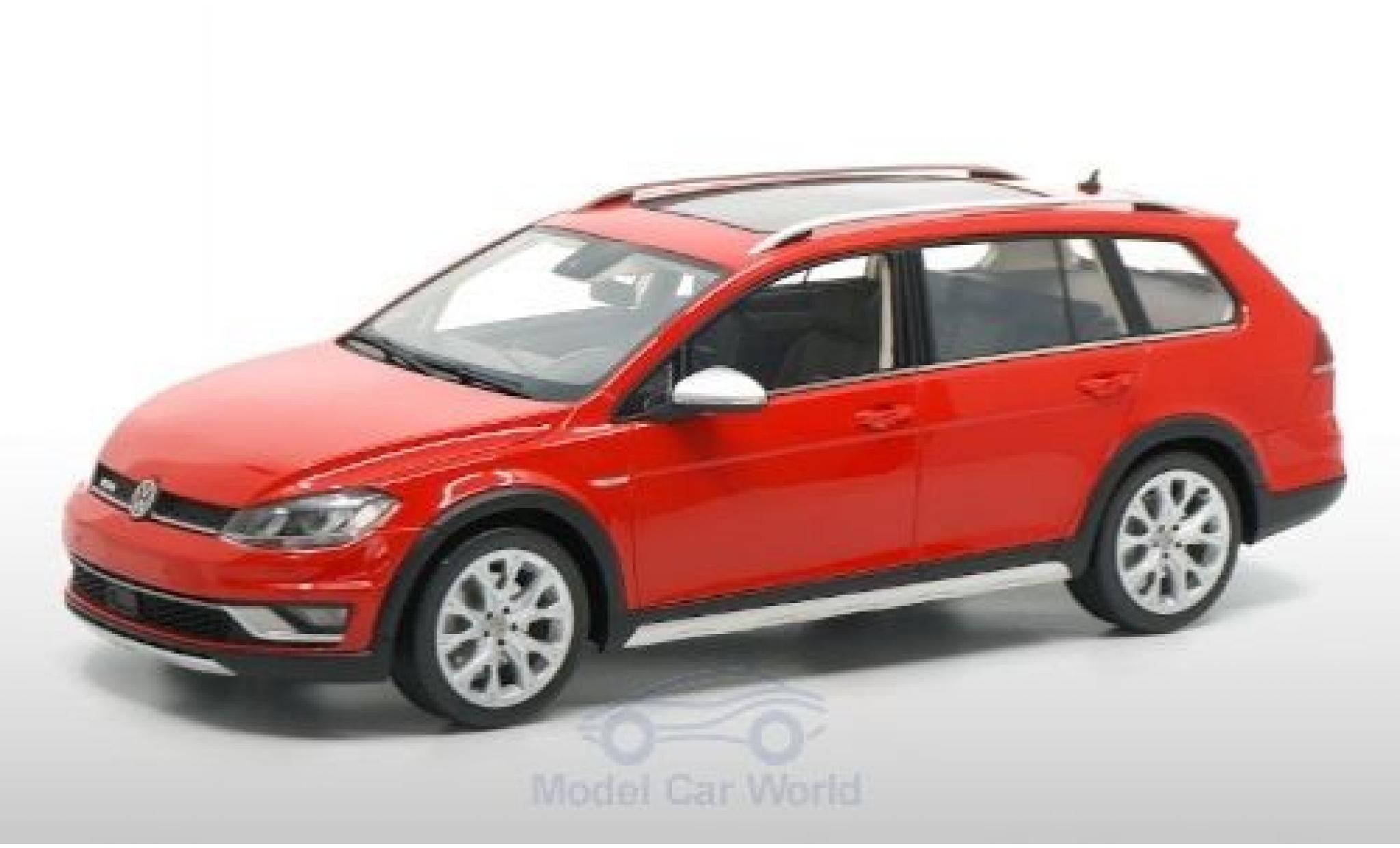 Volkswagen Golf 1/18 DNA Collectibles VII Alltrack red 2015 diecast model cars