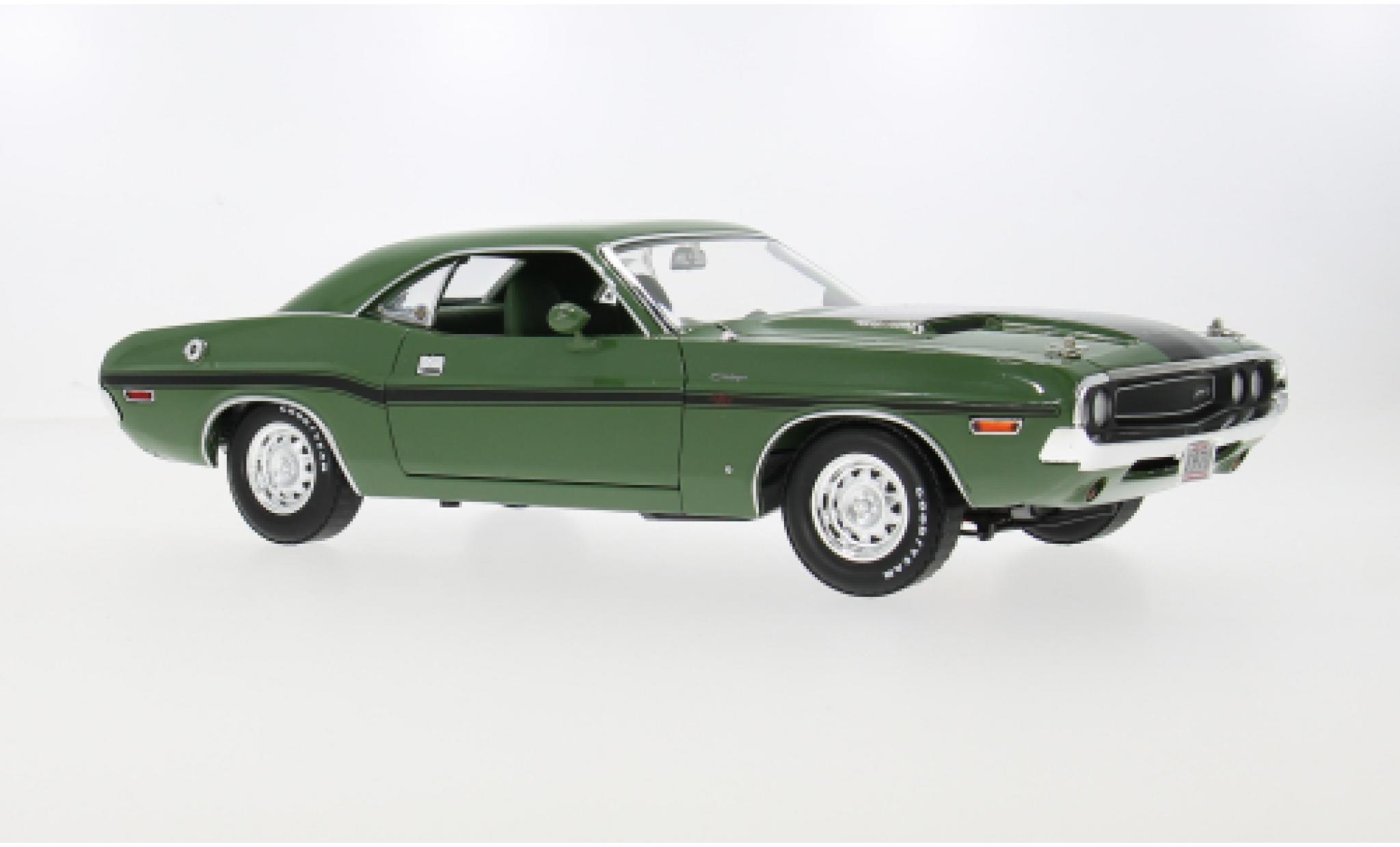 Dodge Challenger 1/18 Greenlight R/T green 1970 1:18 diecast model cars