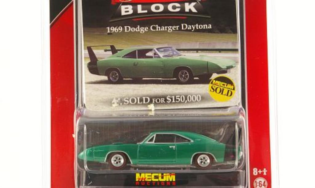 Dodge Charger Daytona 1/64 Greenlight Daytona grun 1969 diecast model cars