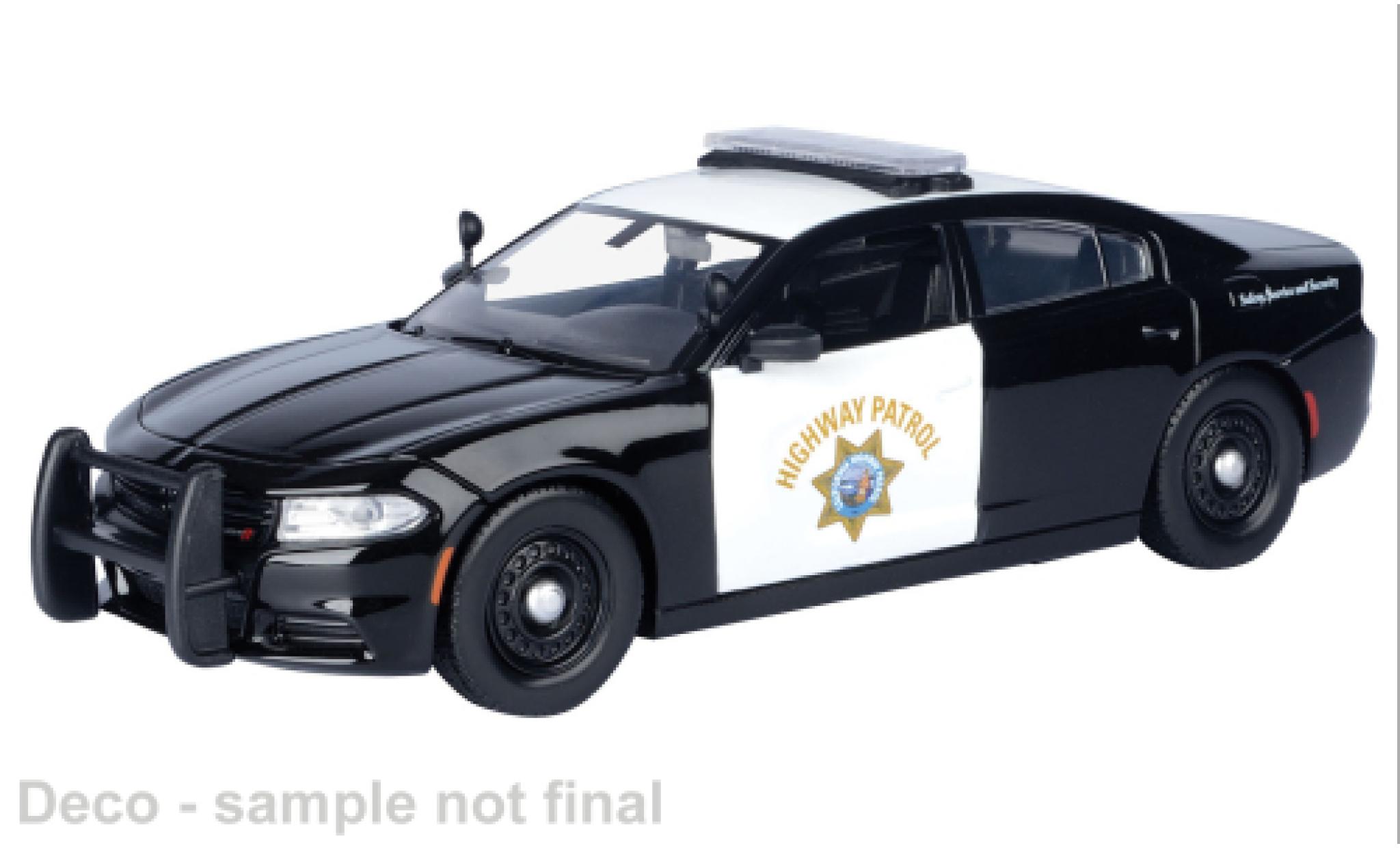 Dodge Charger 1/24 Motormax Pursuit 2023 California Highway Patrol 1:24 diecast model cars