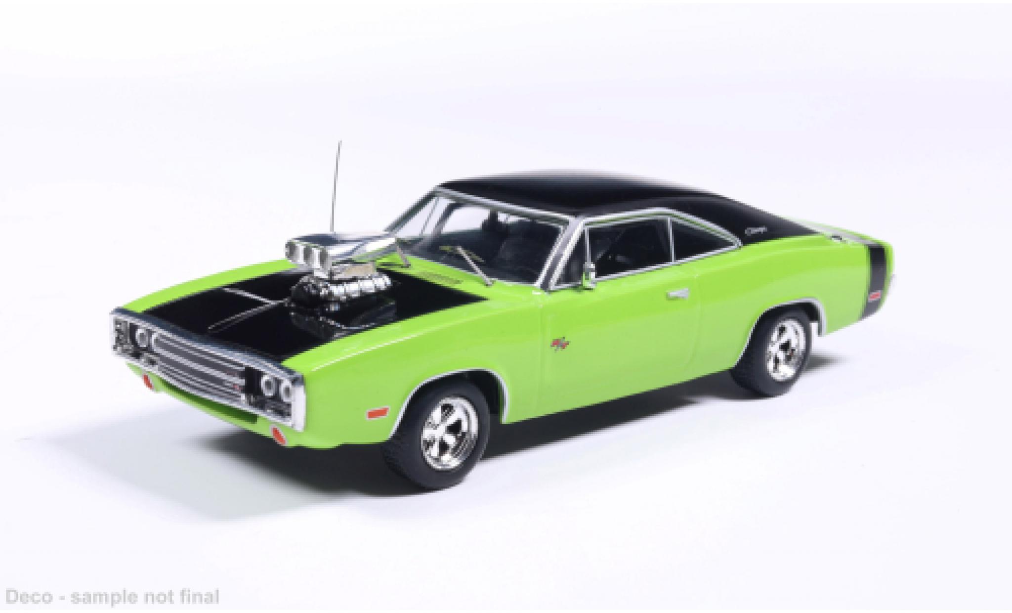 Dodge Charger 1/43 IXO R/T green/black 1970 1:43 diecast model cars