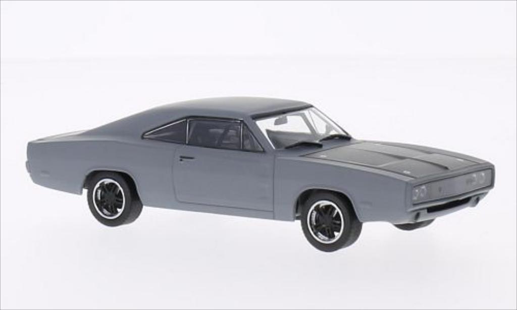 Dodge Charger 1/43 Greenlight R/T matt-grey/black 1970 diecast model cars