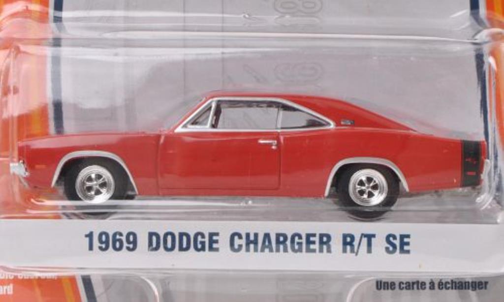 Dodge Charger 1/64 Greenlight R/T SE red/black 1969 diecast model cars