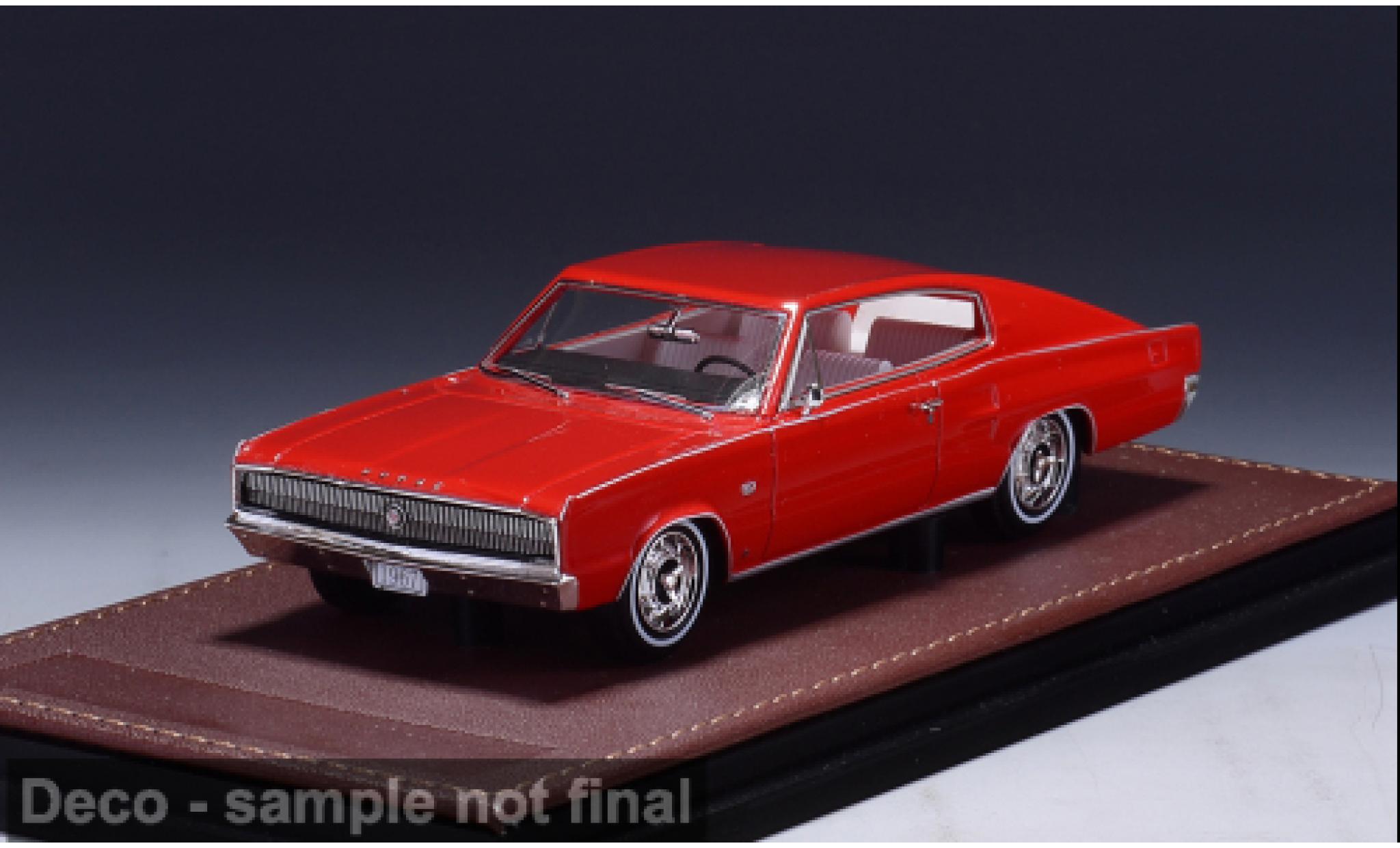 Dodge Charger 1/43 GLM red 1967 1:43 diecast model cars
