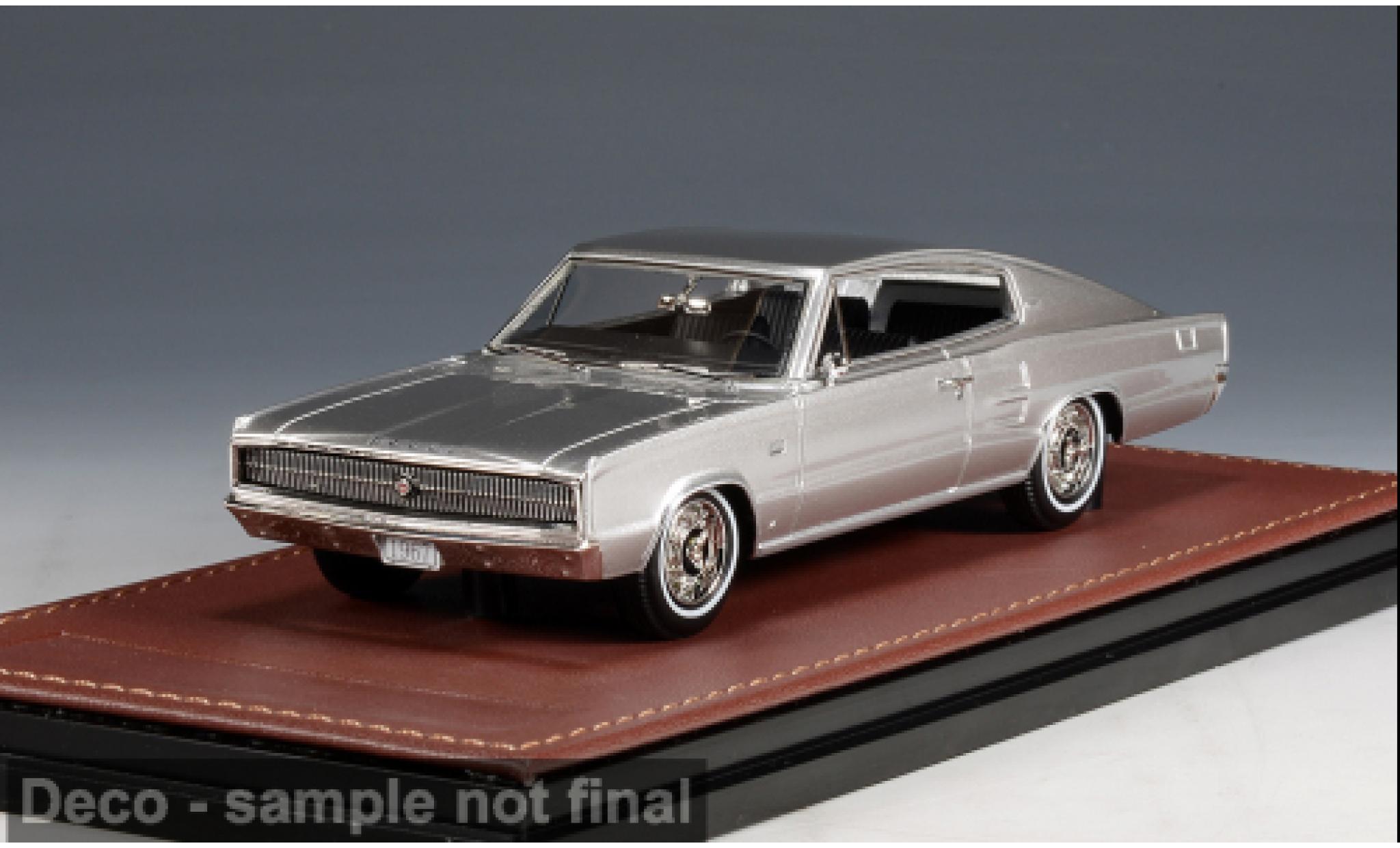Dodge Charger 1/43 GLM silver 1967 1:43 diecast model cars