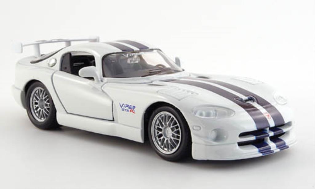 Dodge Viper 1/24 Maisto GT 2 white mit bluen Streifen diecast model cars