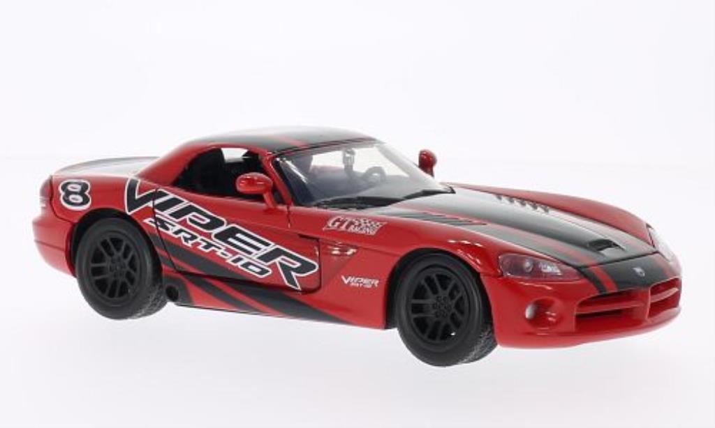 Dodge Viper 1/24 Motormax SRT-10 No.8 red/black diecast model cars