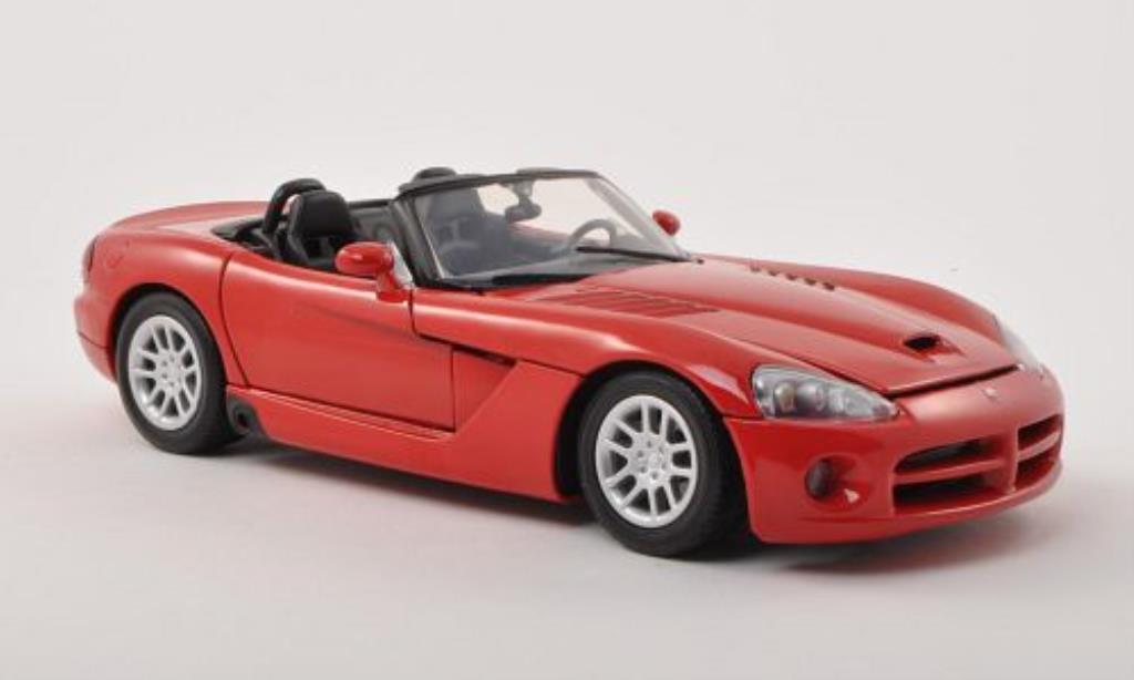 Dodge Viper 1/18 Motormax SRT-10 red 2003 diecast model cars