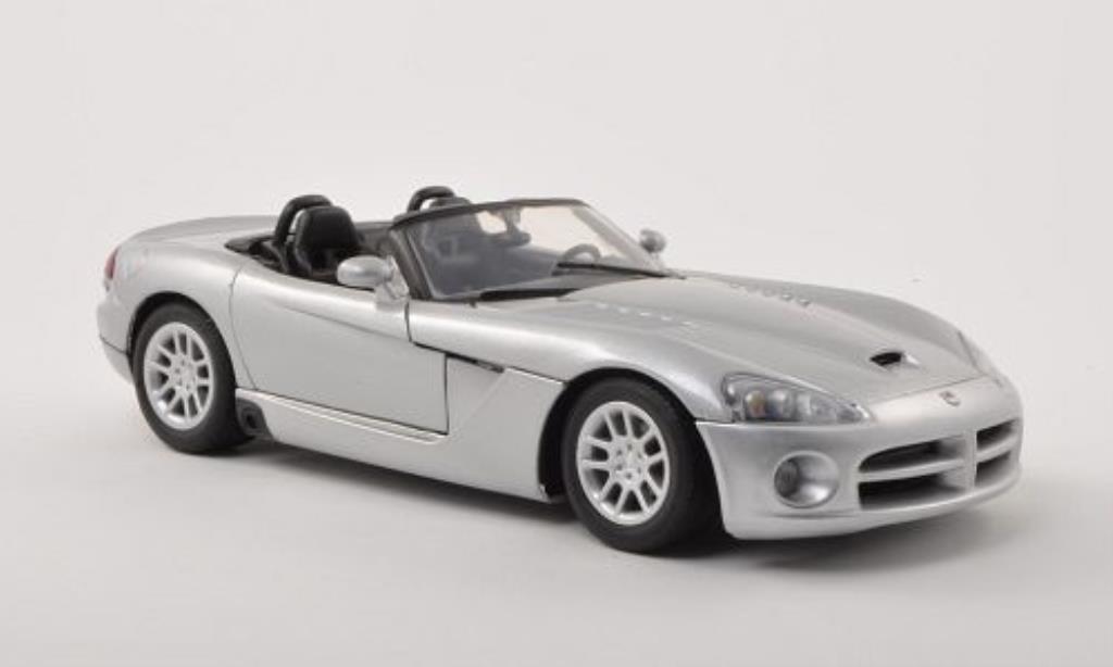 Dodge Viper 1/18 Motormax SRT-10 grey 2003 diecast model cars