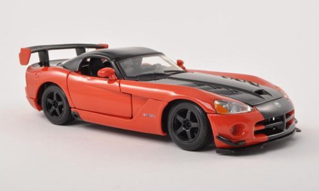 Dodge Viper 1/24 Burago SRT10 ACR orange/black diecast model cars