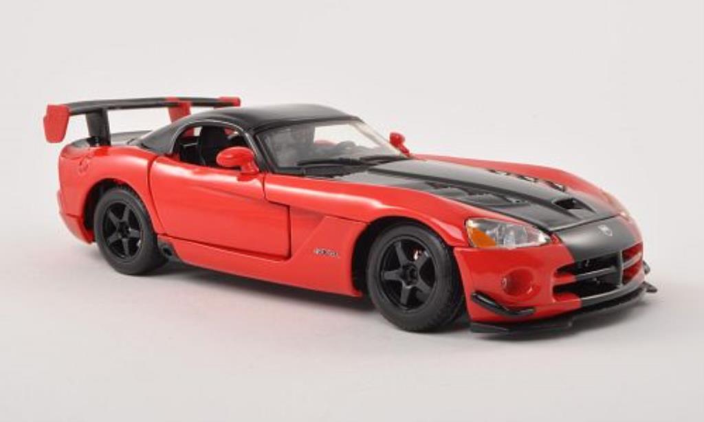 Dodge Viper 1/24 Burago SRT10 ACR red/black diecast model cars