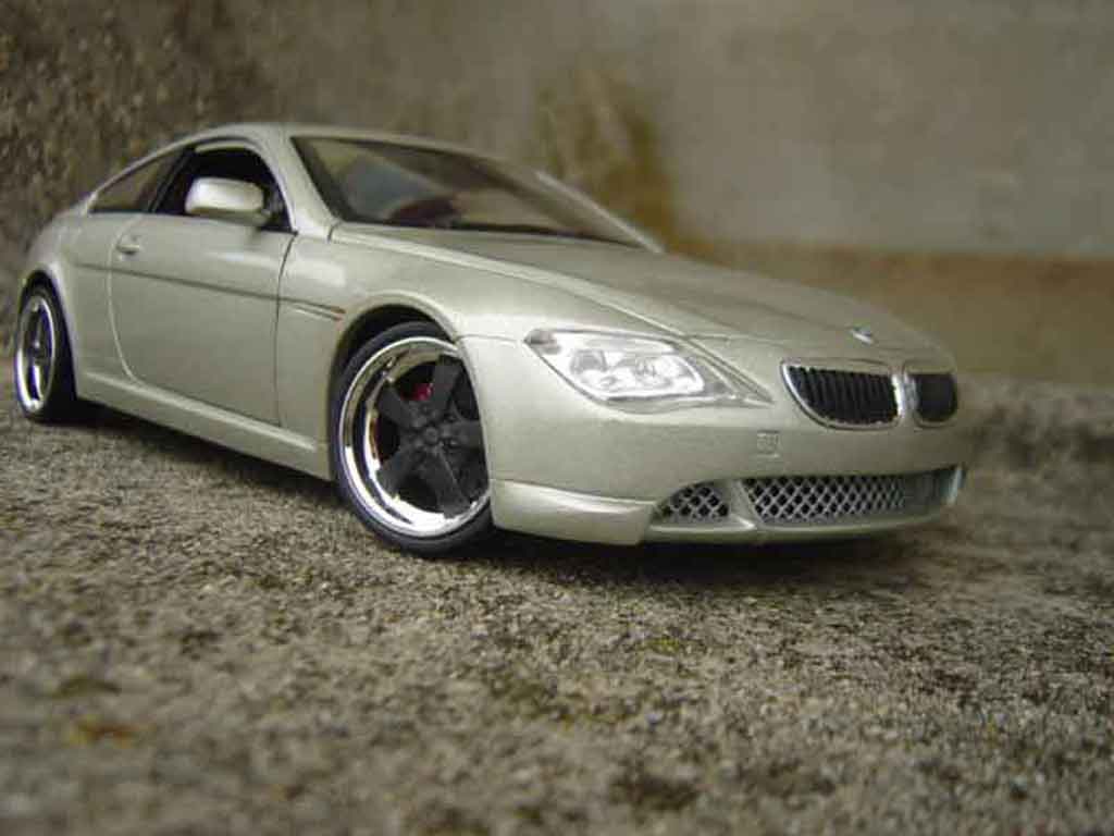 Bmw 645 E63 1/18 Hot Wheels E63 ci coupe grey metallized jantes blacks diecast model cars