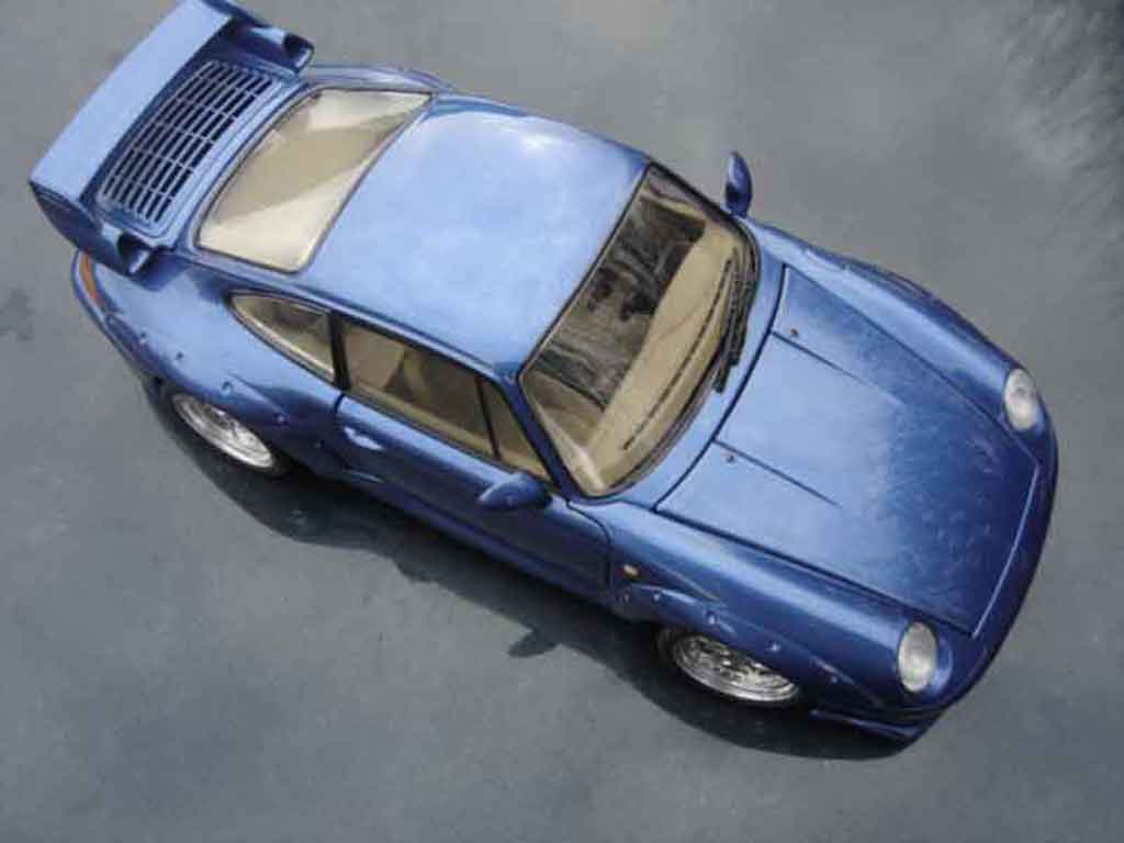 Porsche 911 GT2 lagon blue 1/18 Ut Models