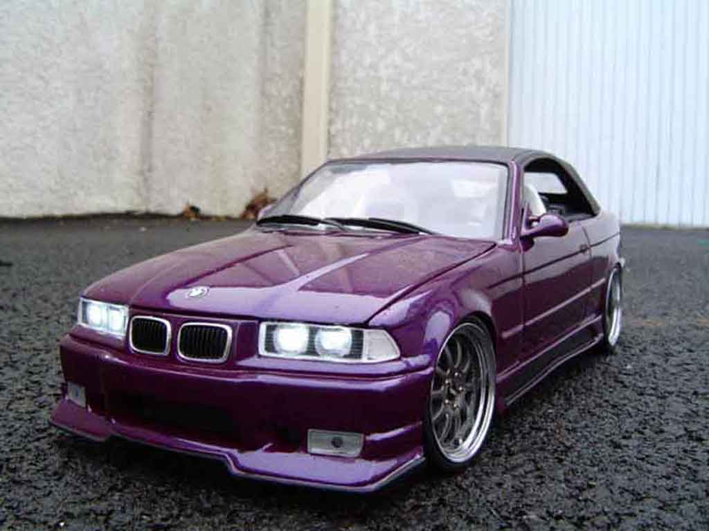 Bmw M3 E36 cabriolet 1/18 Ut Models E36 cabriolet jantes gmp phares xenon diecast model cars