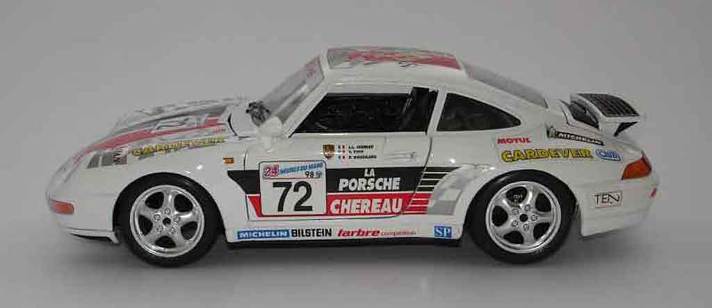 Porsche 911 Carrera gt le mans 98 #72 1/18 Burago