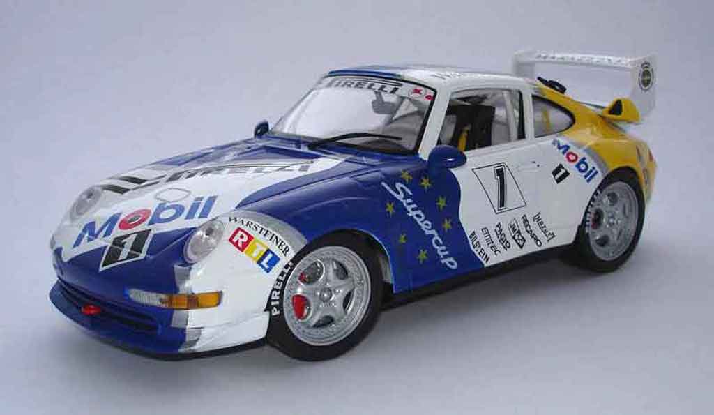 Porsche 993 GT2 1/18 Anson GT2 mobil 1 96 #1 diecast model cars