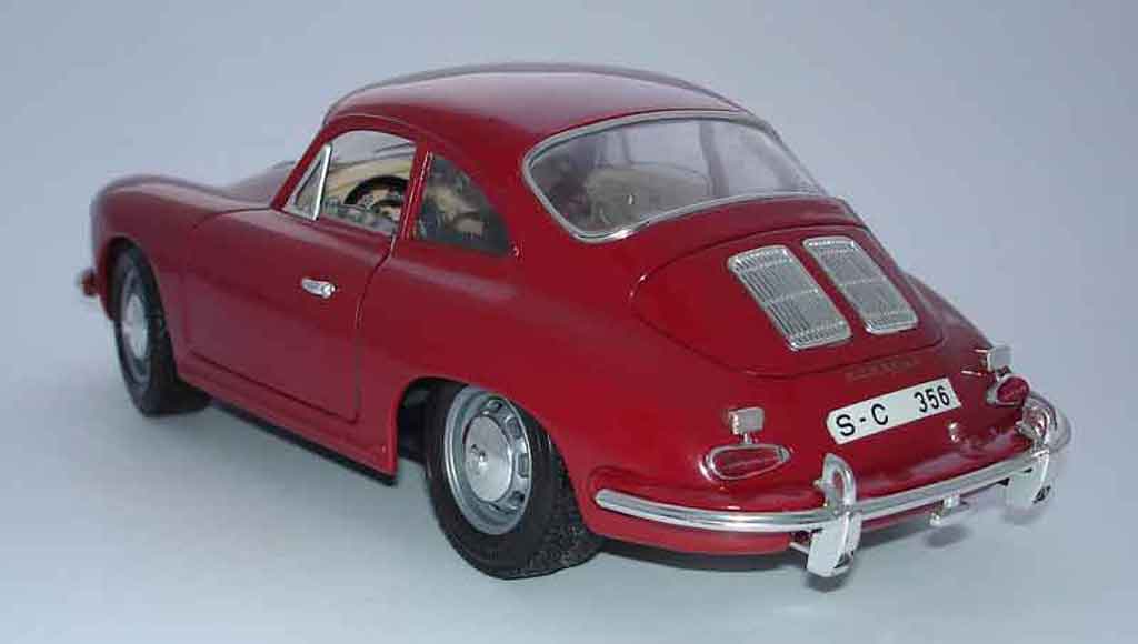 Porsche 356 B B B coupe red 1/18 Burago