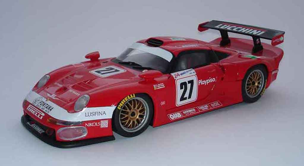 Porsche 993 GT1 1/18 Ut Models GT1 lucchini le mans 97 #27 diecast model cars