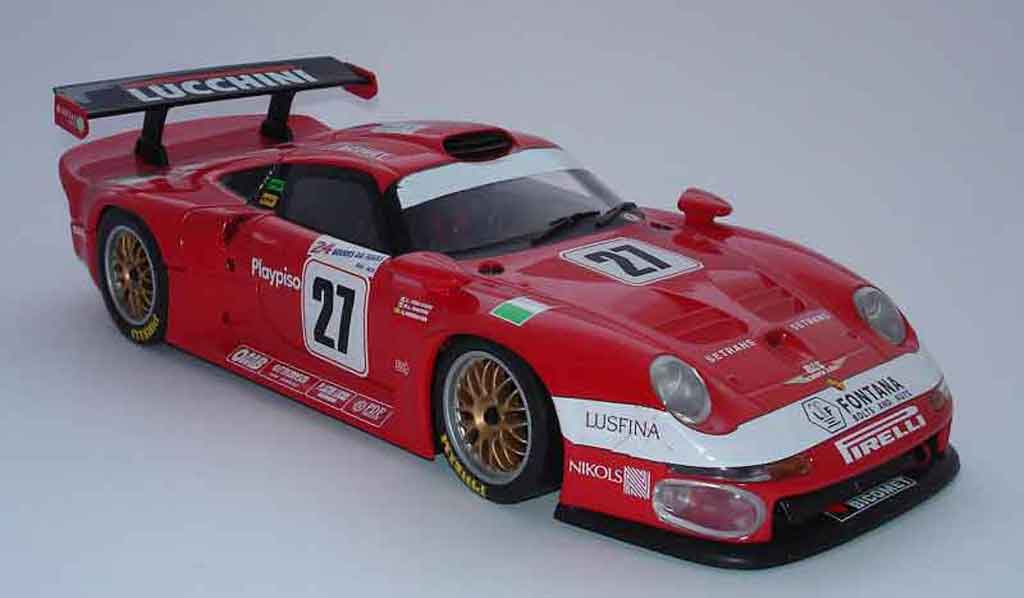 Porsche 911 GT1 lucchini le mans 97 #27 1/18 Ut Models