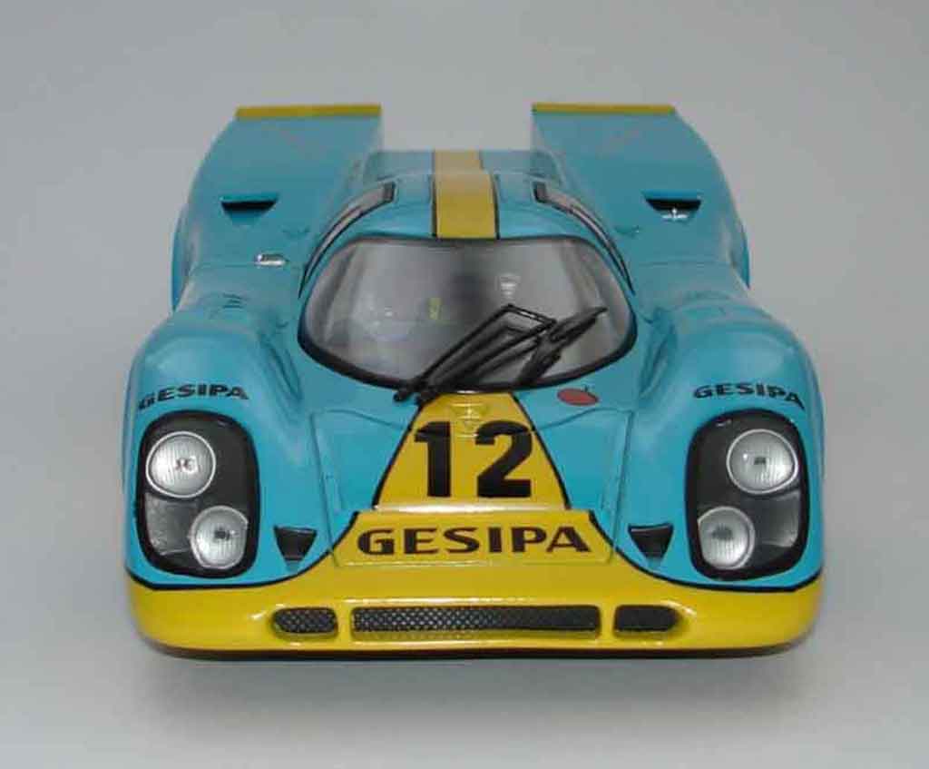 Porsche 917 1970 1/18 Universal Hobbies 1970 k team gesipa #12 diecast model cars
