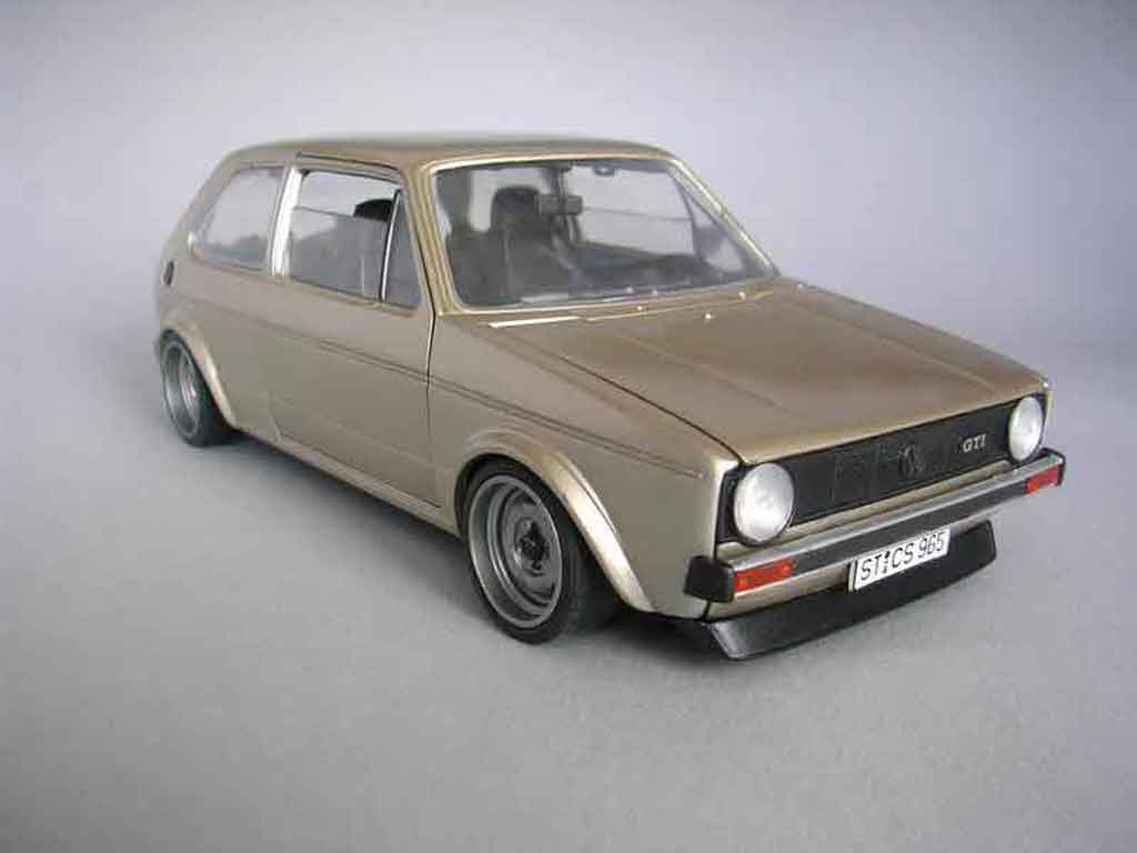 Volkswagen Golf 1 GTI 1/18 Solido 1 GTI moteur g60 diecast model cars